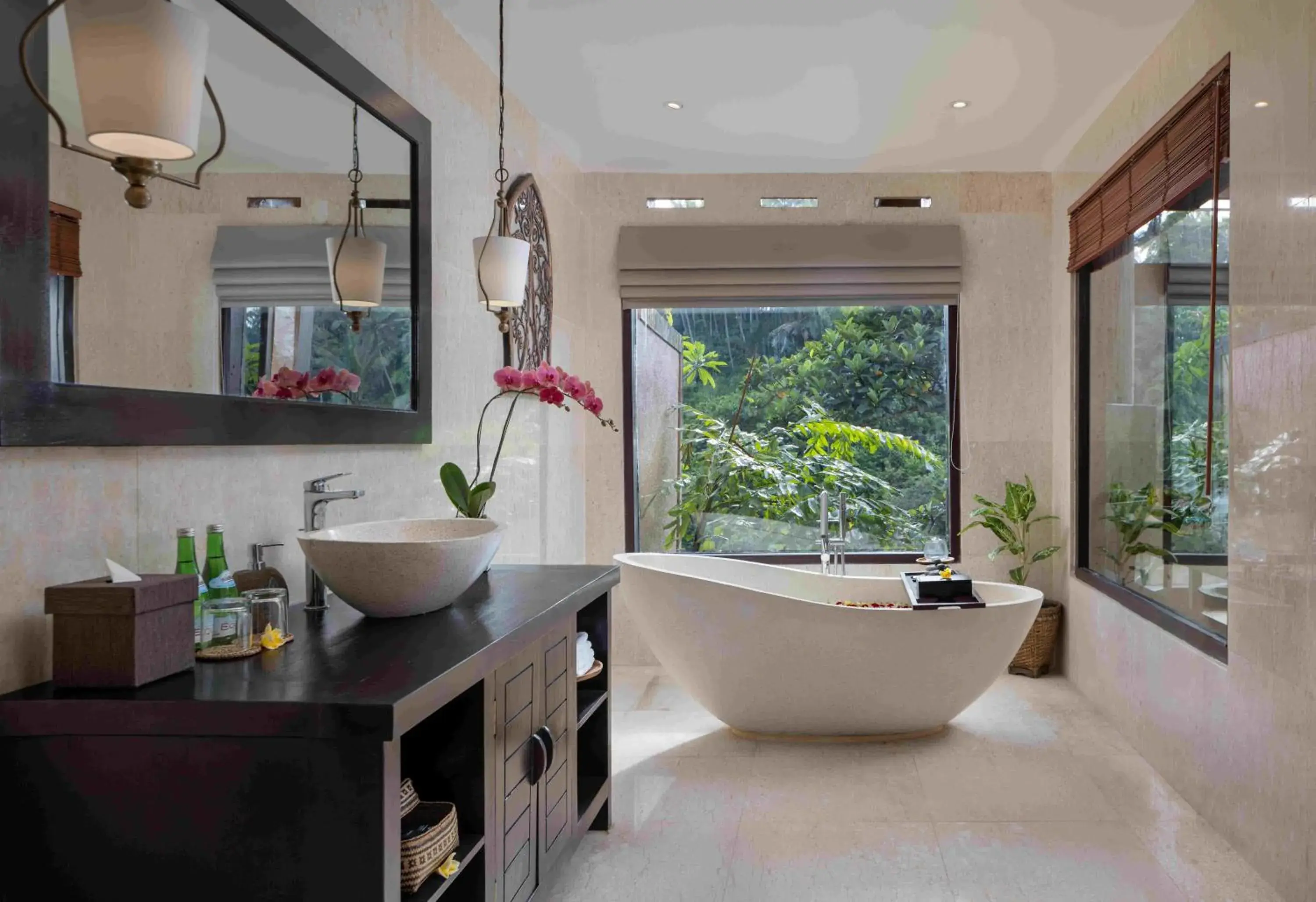 Bathroom in The Kayon Valley Resort