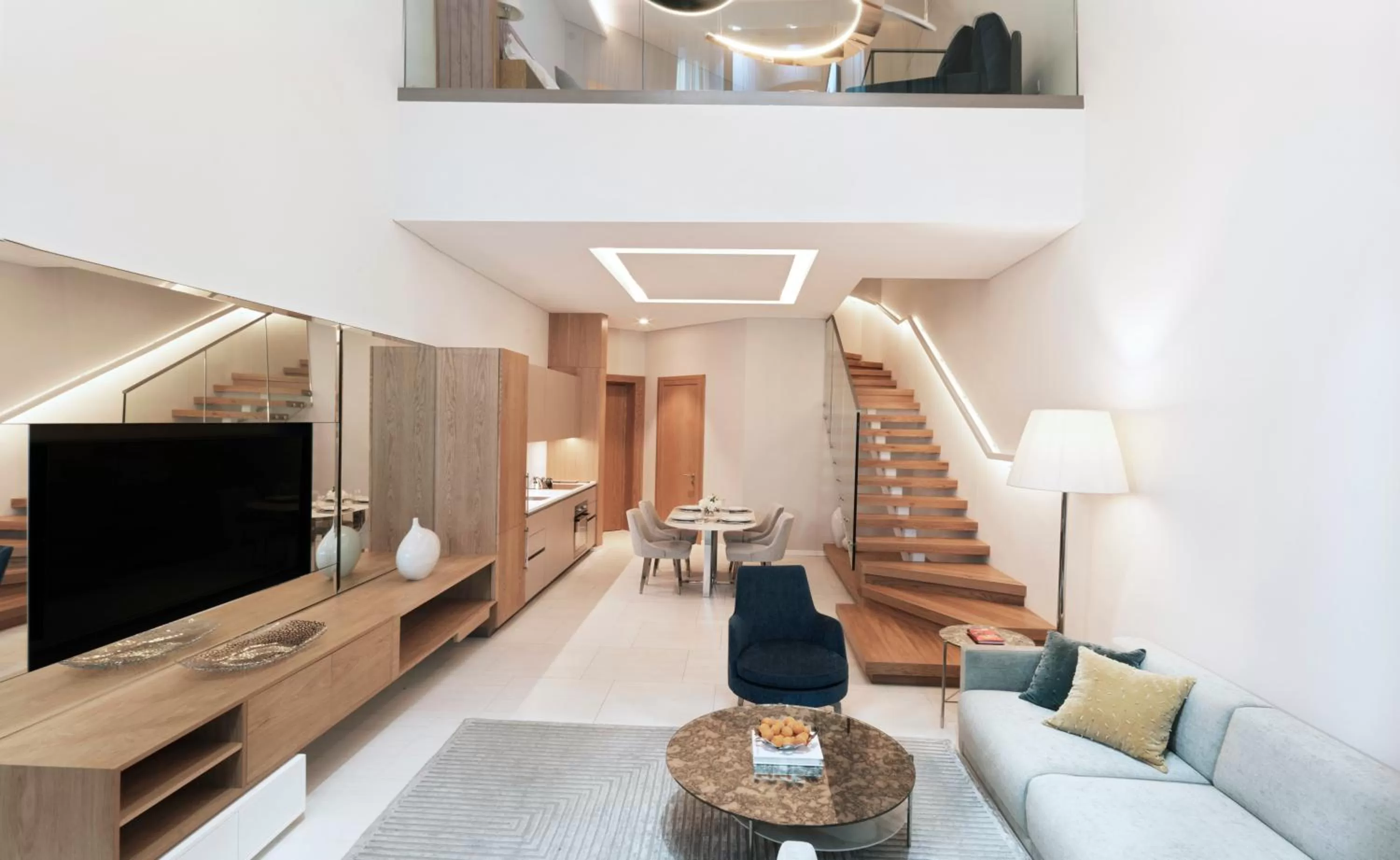 Living room in SLS Dubai Hotel & Residences