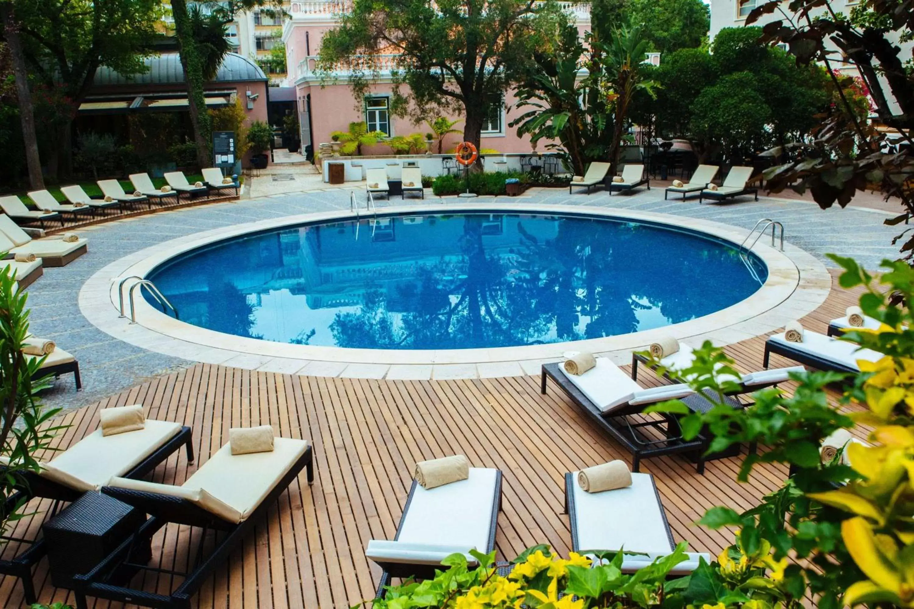 Pool View in Avani Avenida Liberdade Lisbon Hotel