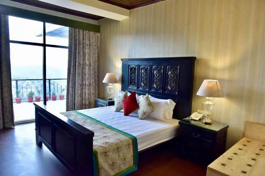 Bed in The Oaktree House