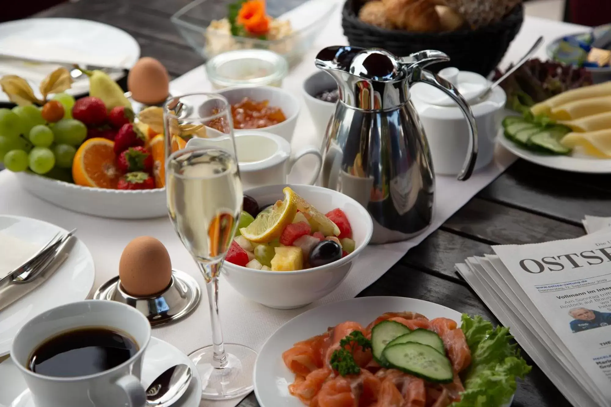 Breakfast in Das Ahlbeck Hotel & SPA