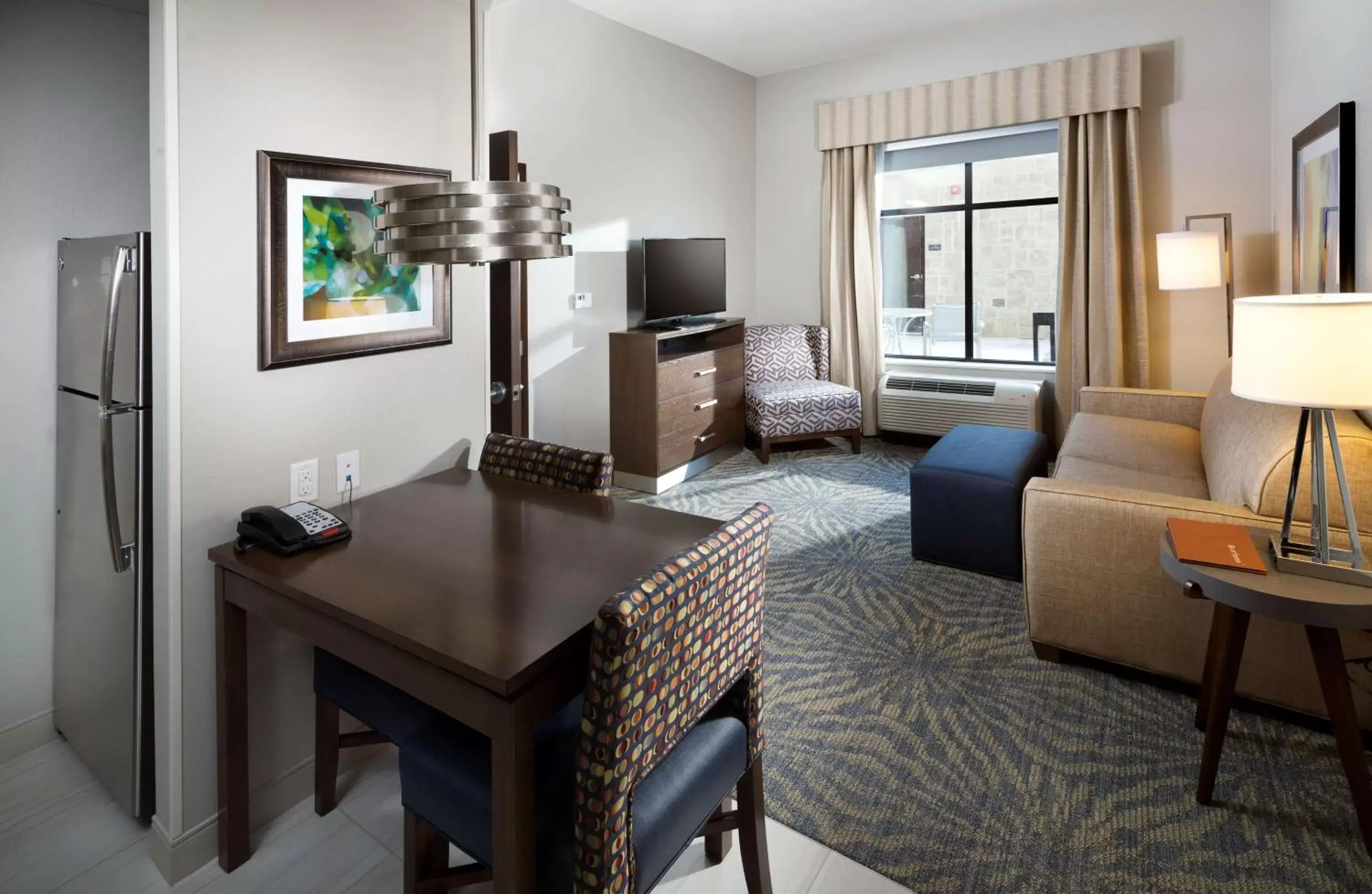 Living room, Seating Area in Homewood Suites by Hilton Houston/Katy Mills Mall