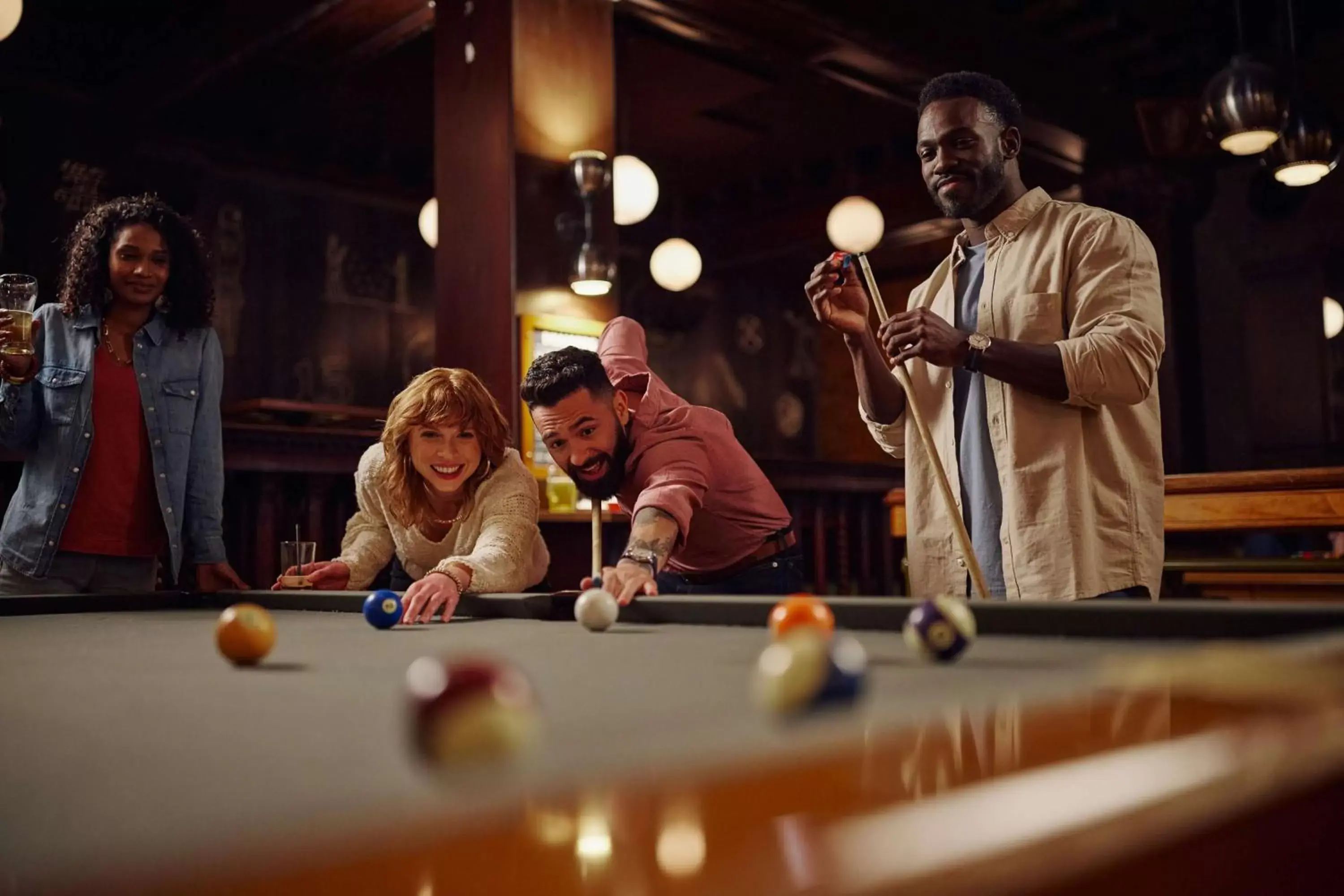 Fitness centre/facilities, Billiards in Chicago Athletic Association, part of Hyatt