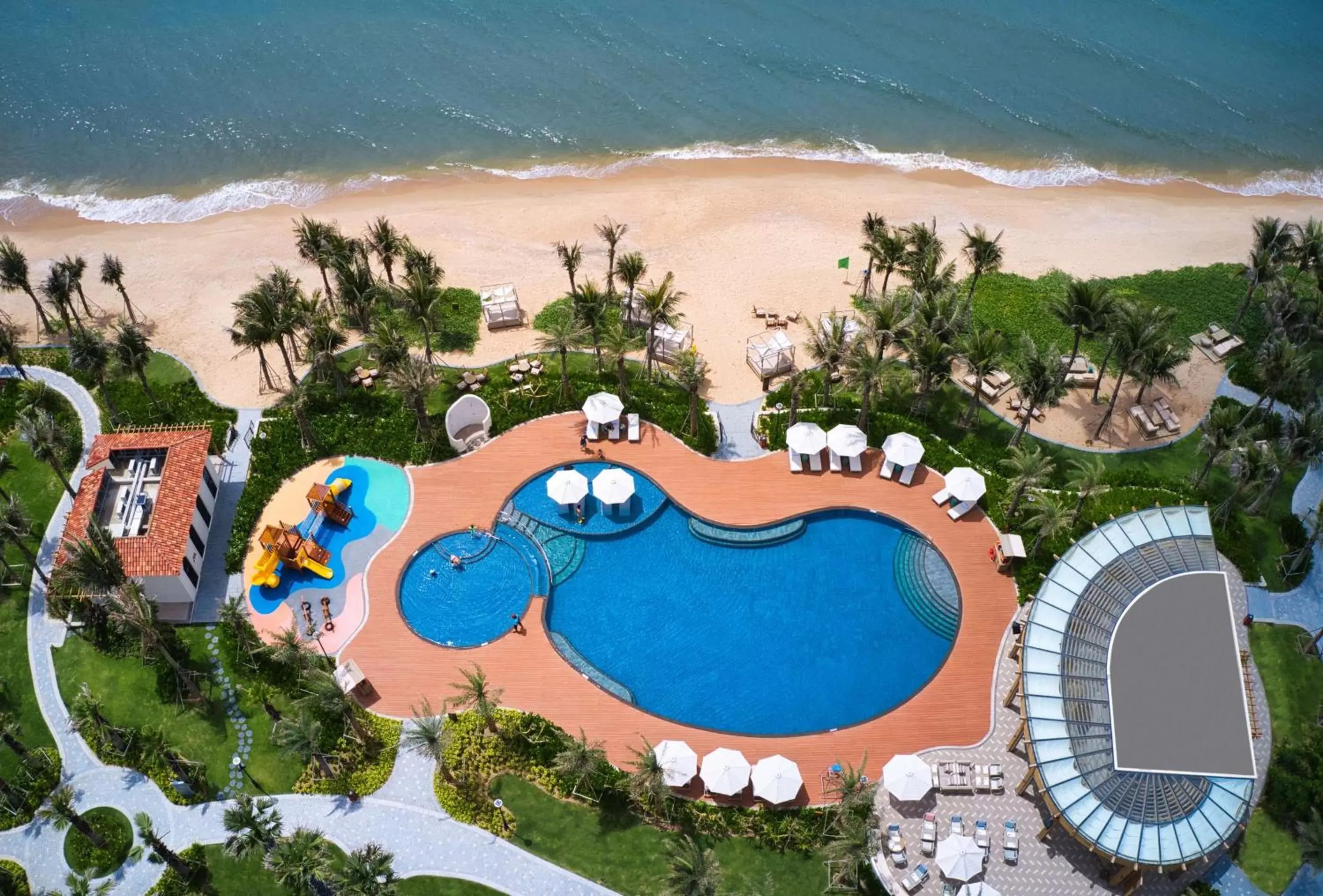 Pool view in Radisson Resort Phan Thiet Pool view in Radisson Resort Phan Thiet