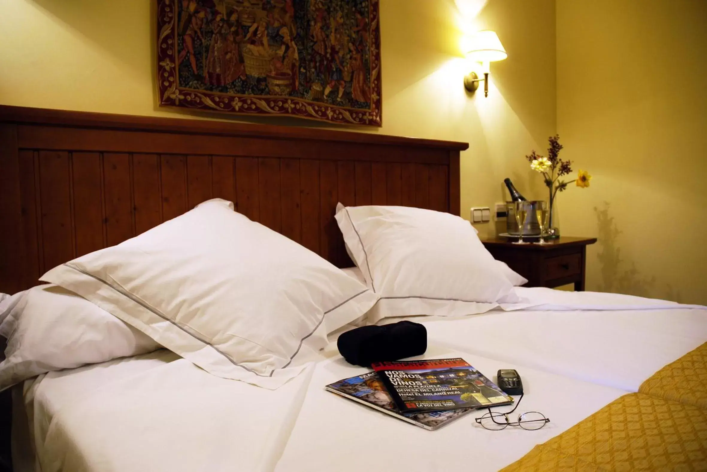 Bedroom, Bed in Hotel Casona de la Reyna