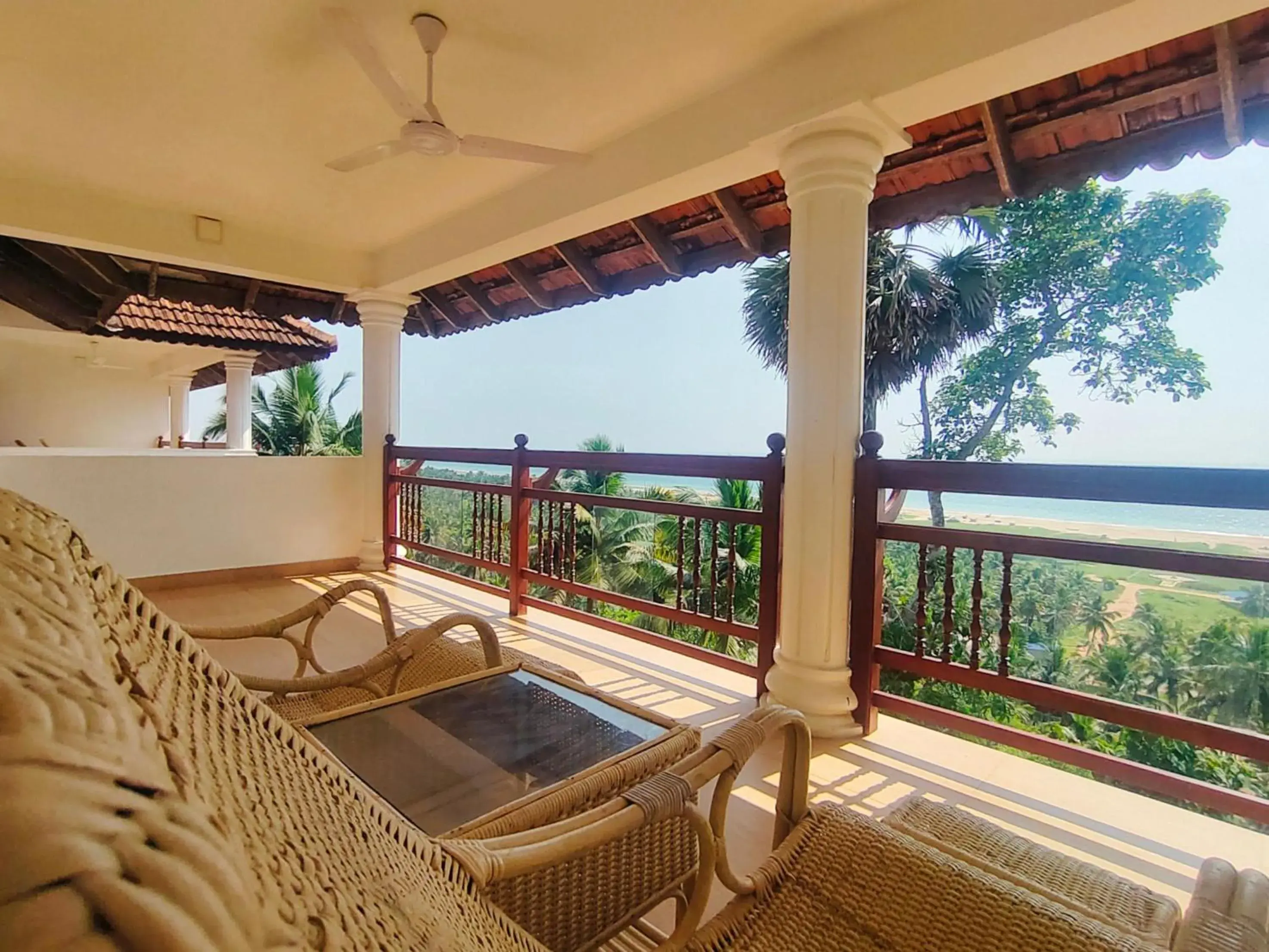 Sea view in The Travancore Heritage Beach Resort