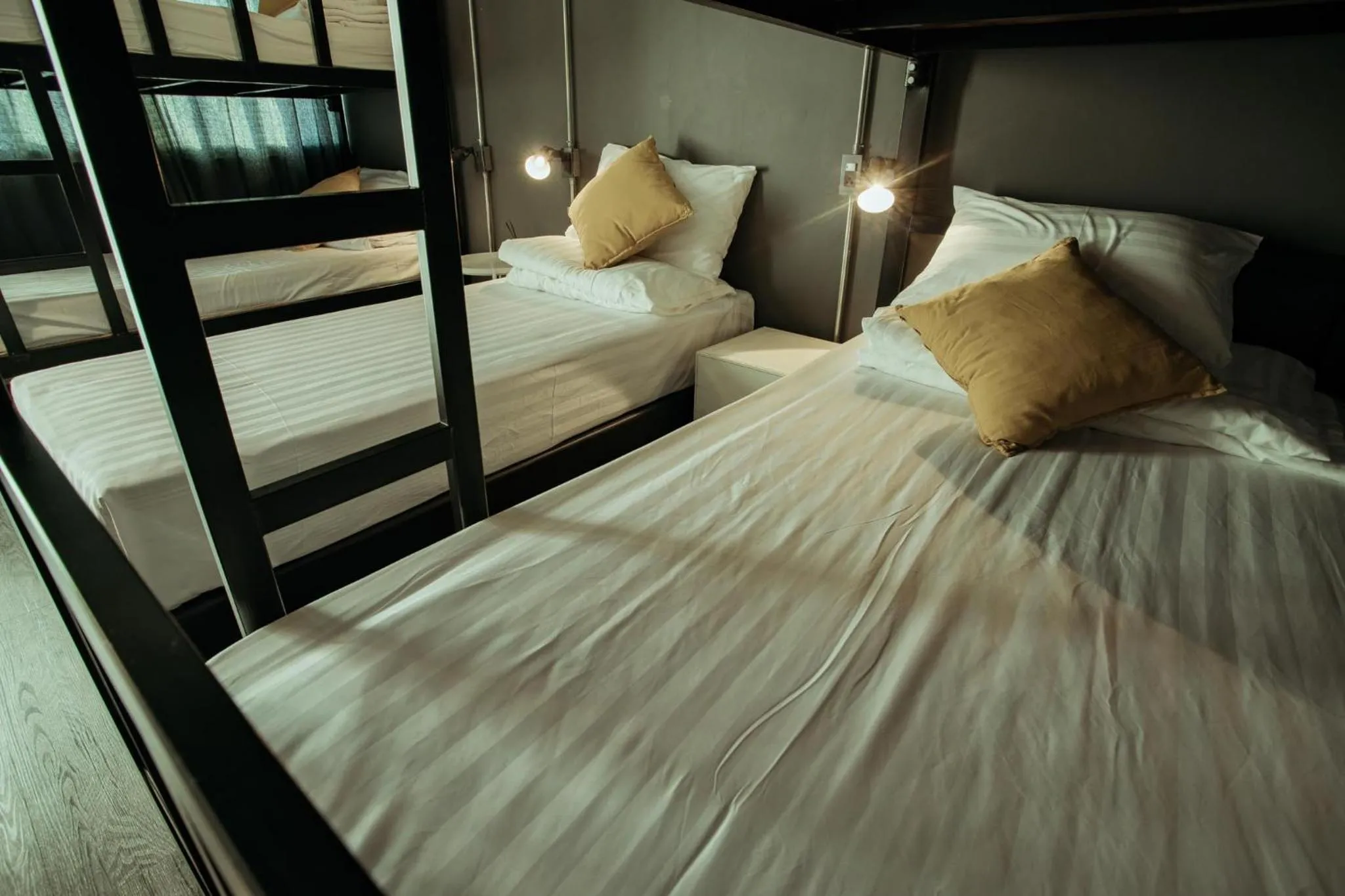 Bed in J Poshtel Chiangmai