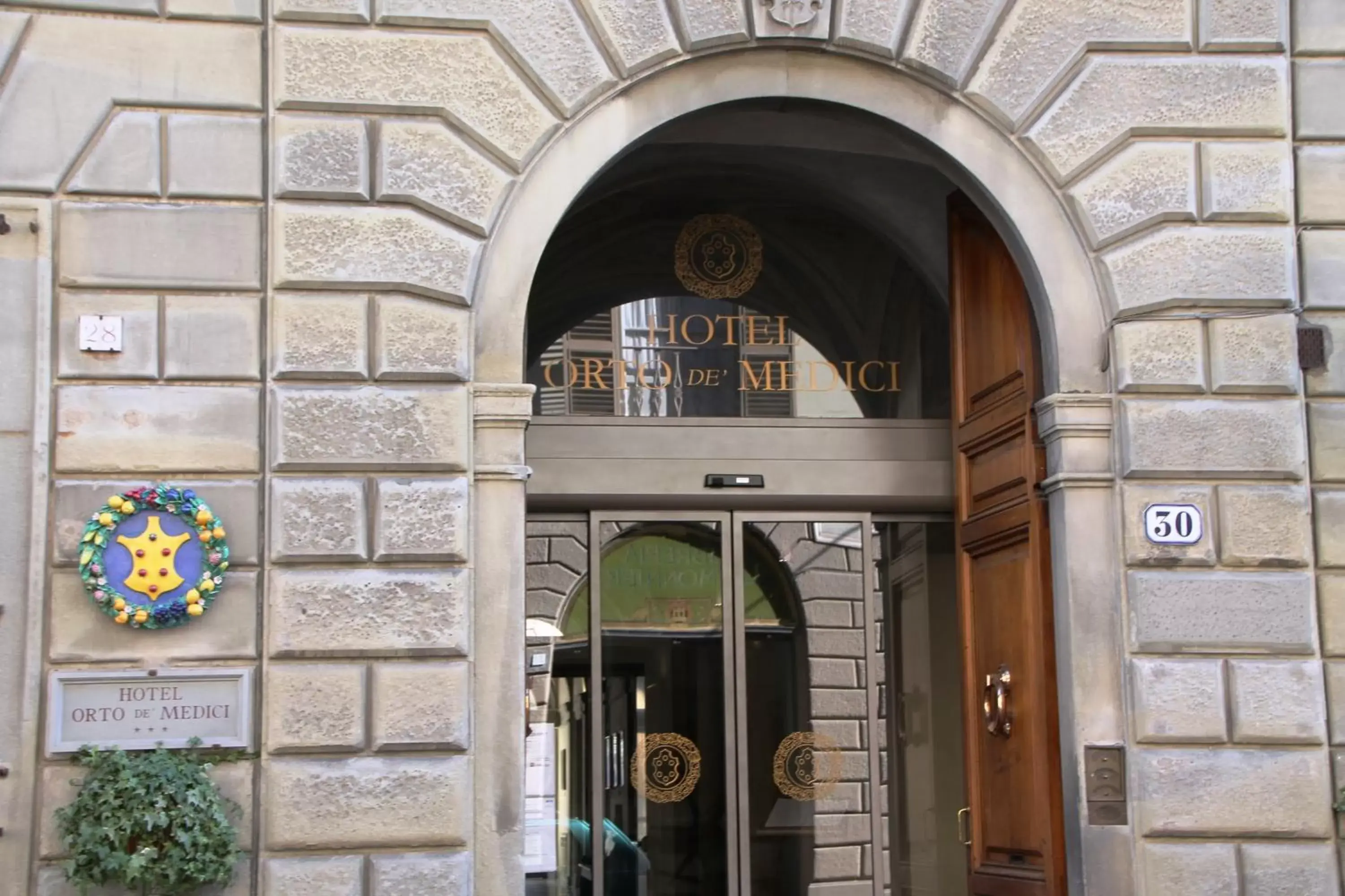 Facade/entrance in Hotel Orto de' Medici