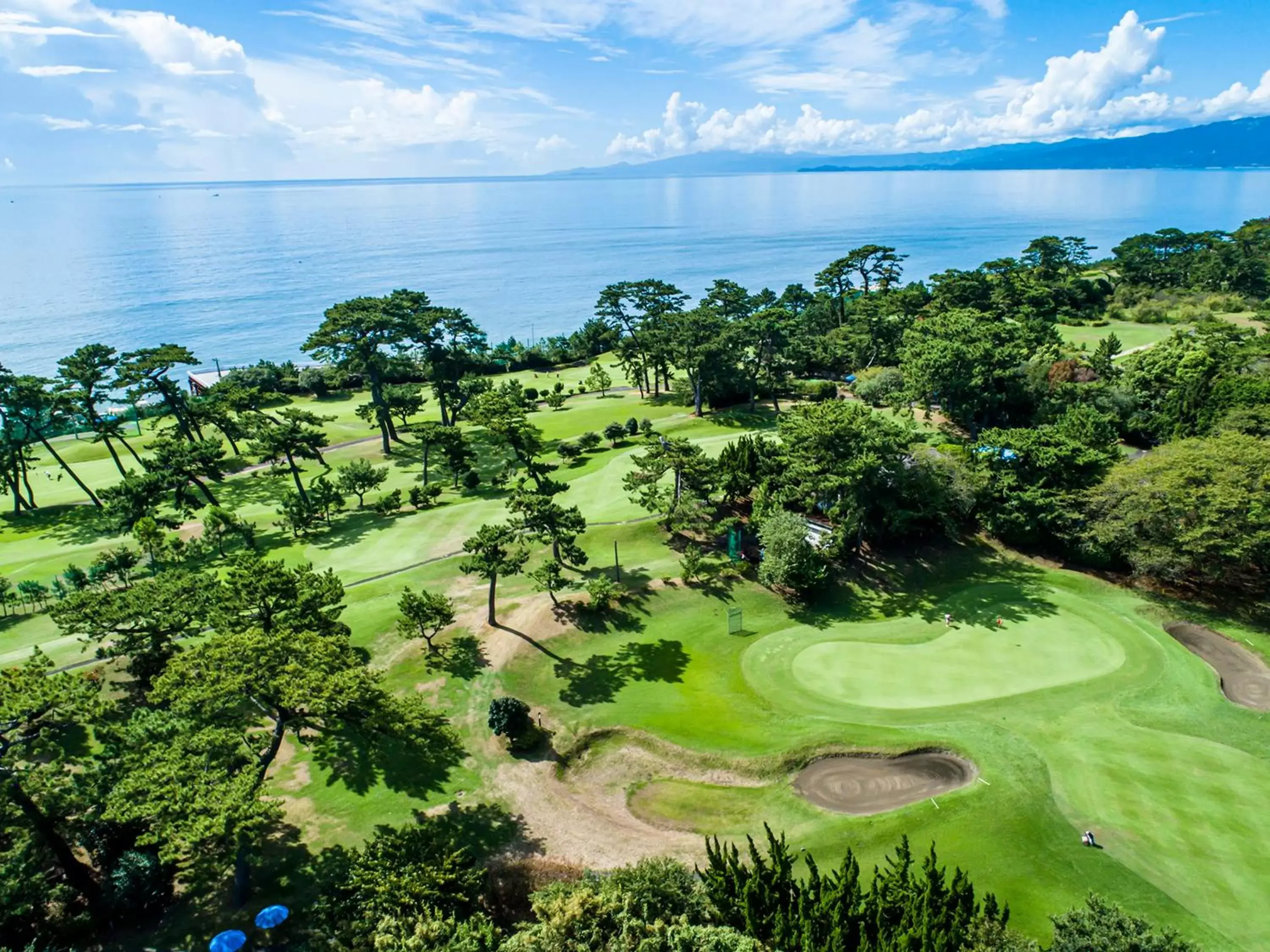 Golfcourse, Bird's-eye View in Oiso Prince Hotel