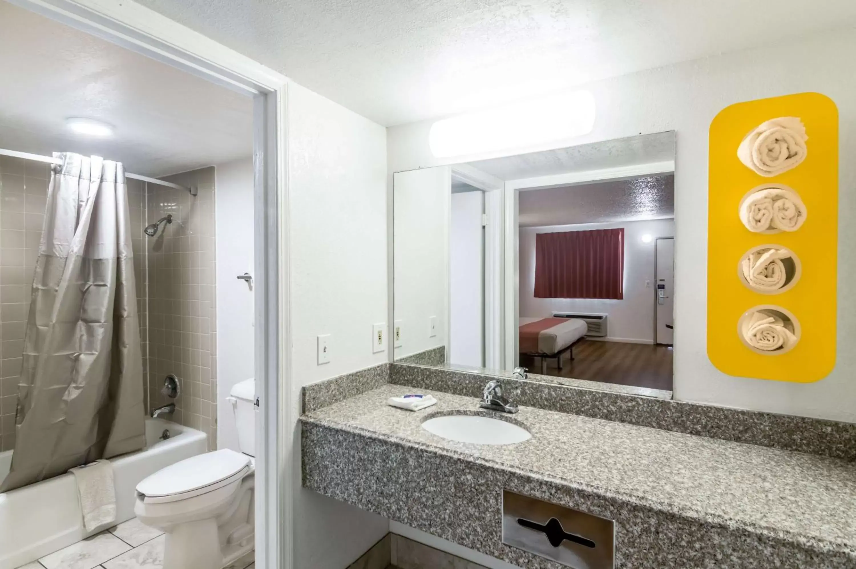 Toilet, Bathroom in Motel 6-Clinton, OK