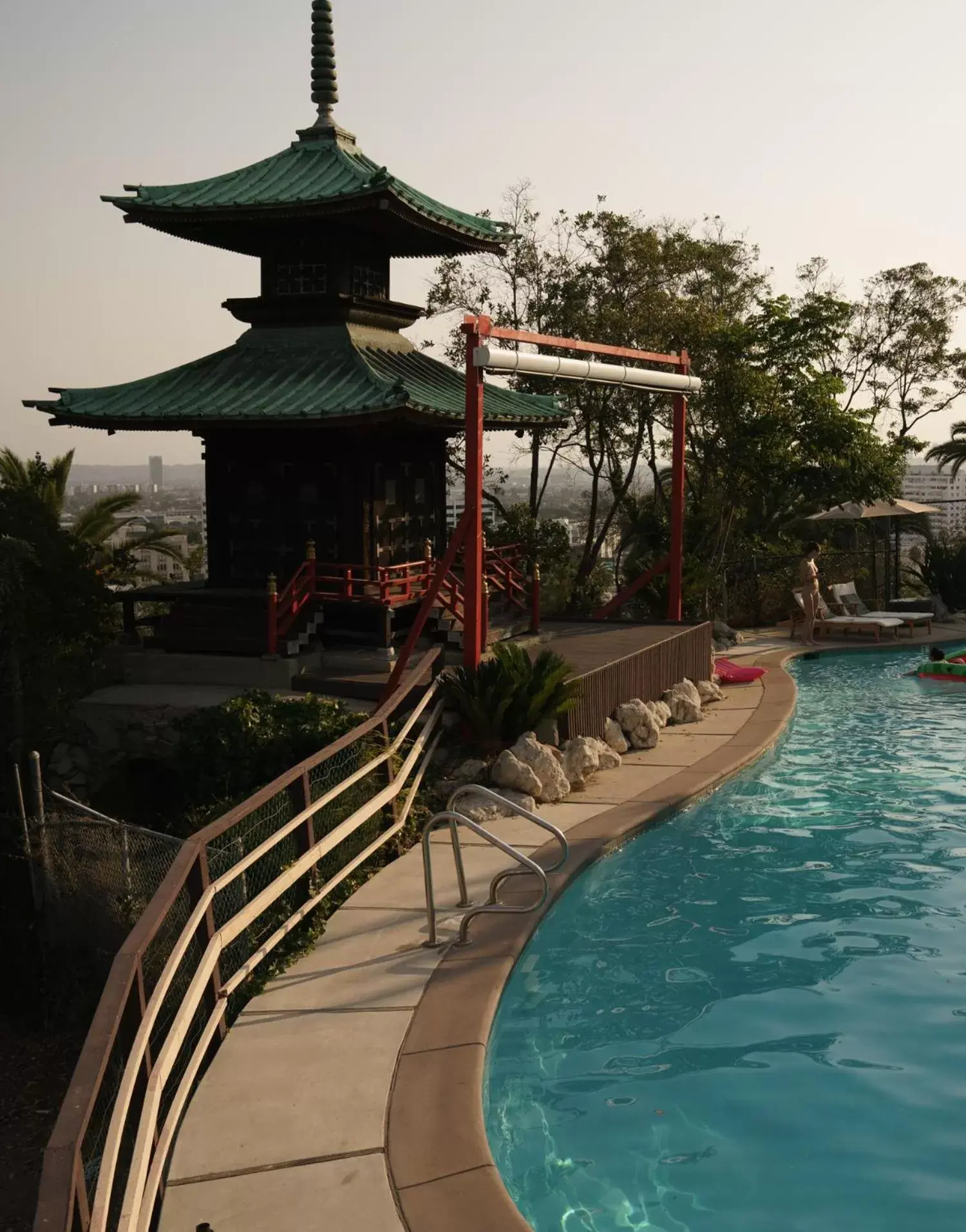 , Swimming Pool in Hollywood Hills Hotel