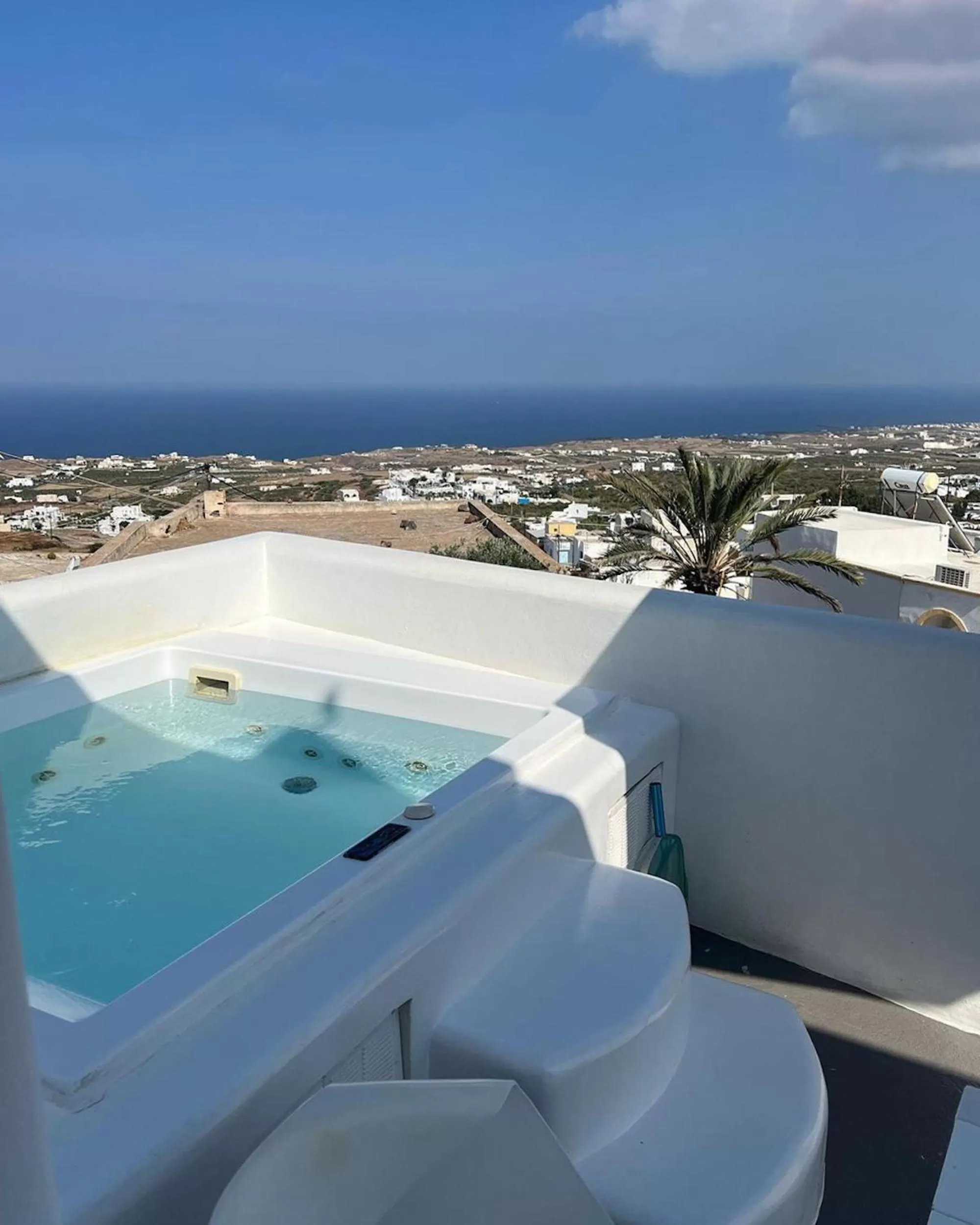 Patio in Eternity Suites Santorini