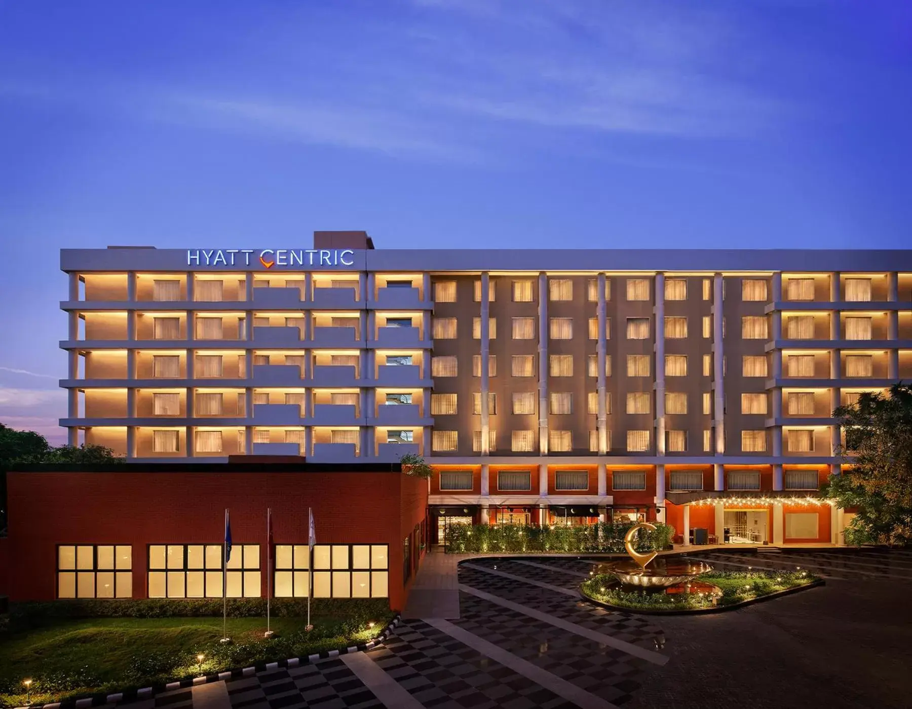 Facade/entrance, Property Building in Hyatt Centric Sector17 Chandigarh