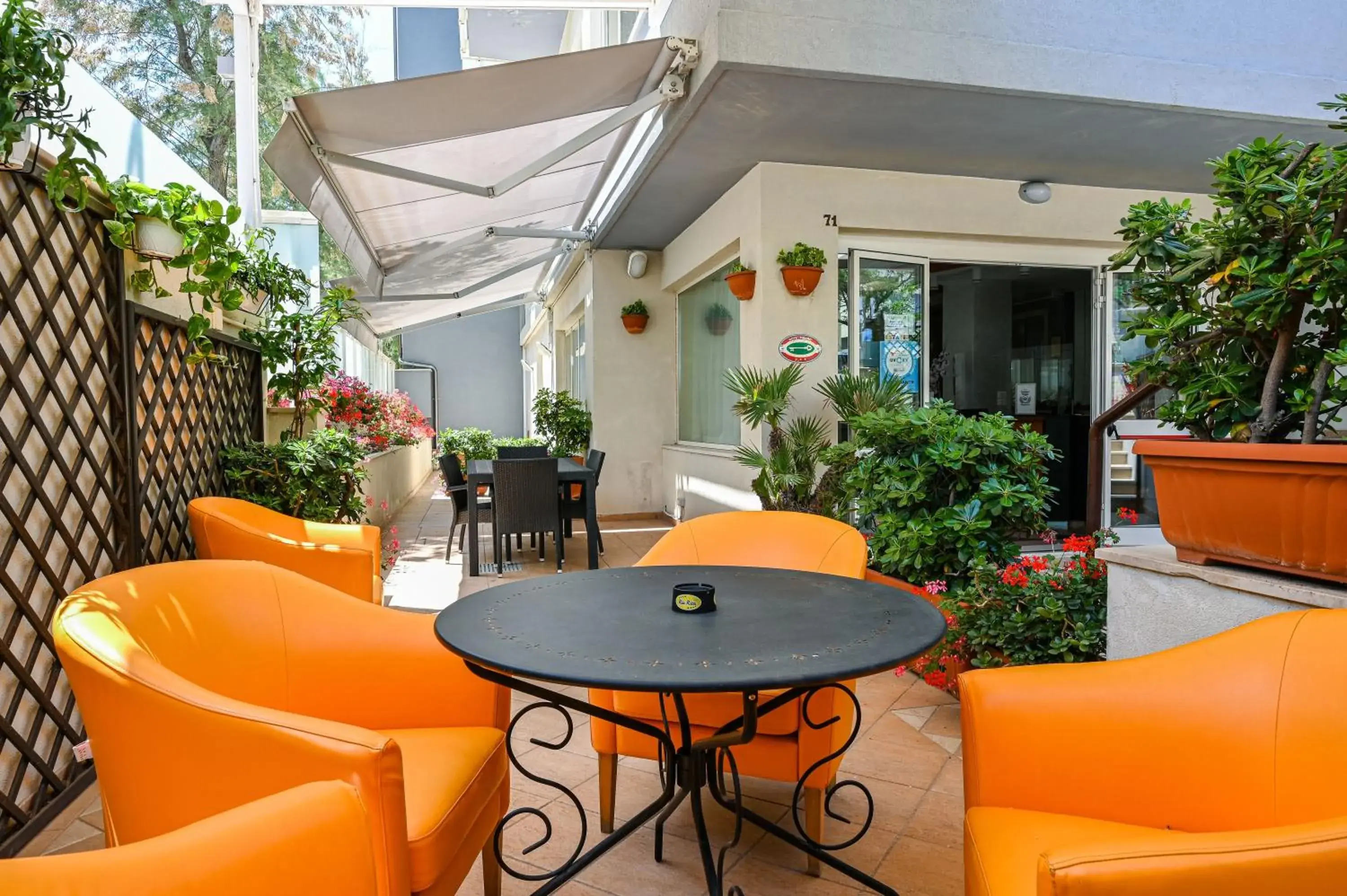 Property building, Patio/Outdoor Area in Hotel Figaro & Apartments