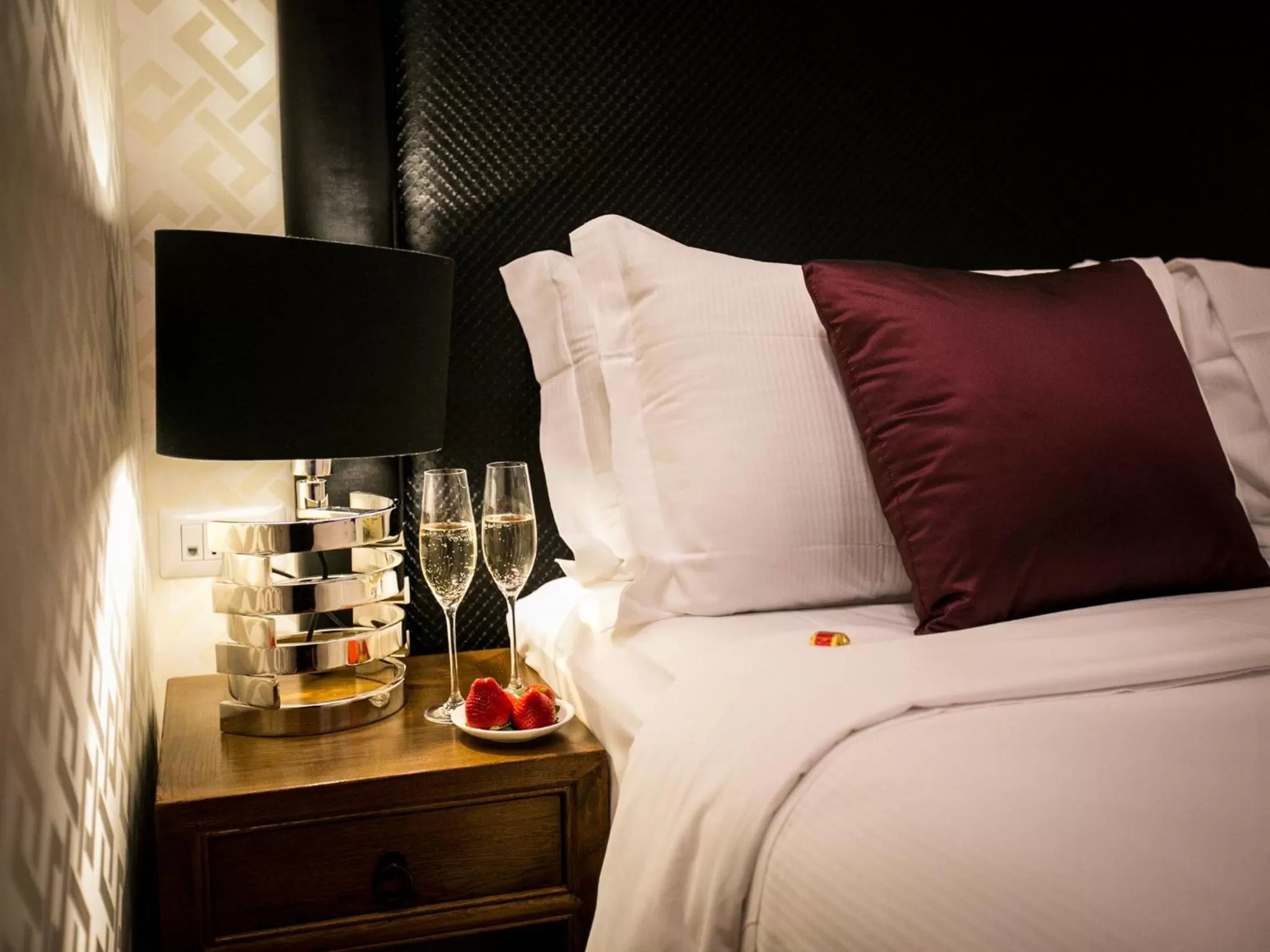 Decorative detail, Bed in Minerva Relais