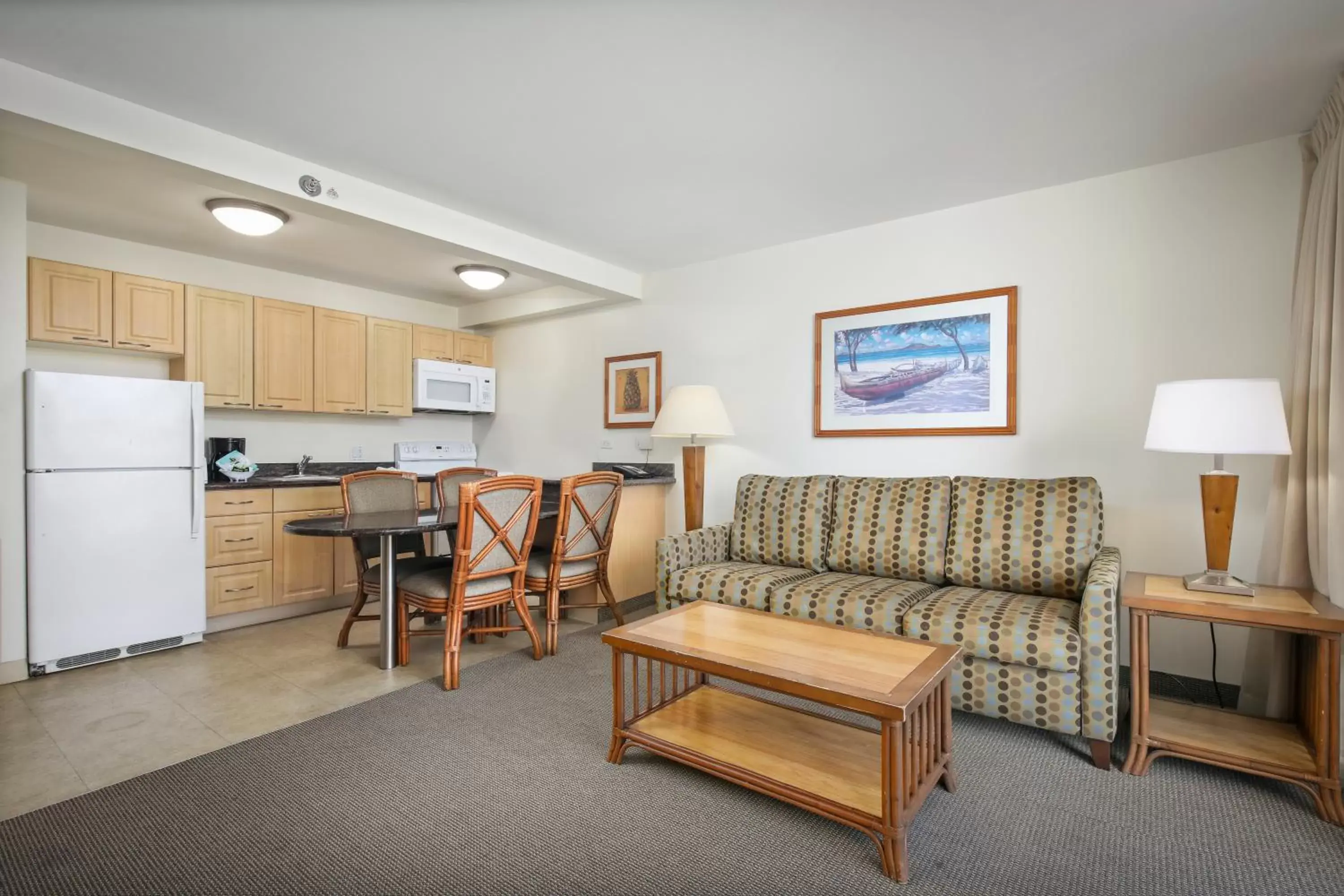 Living room, Seating Area in Aston Waikiki Sunset