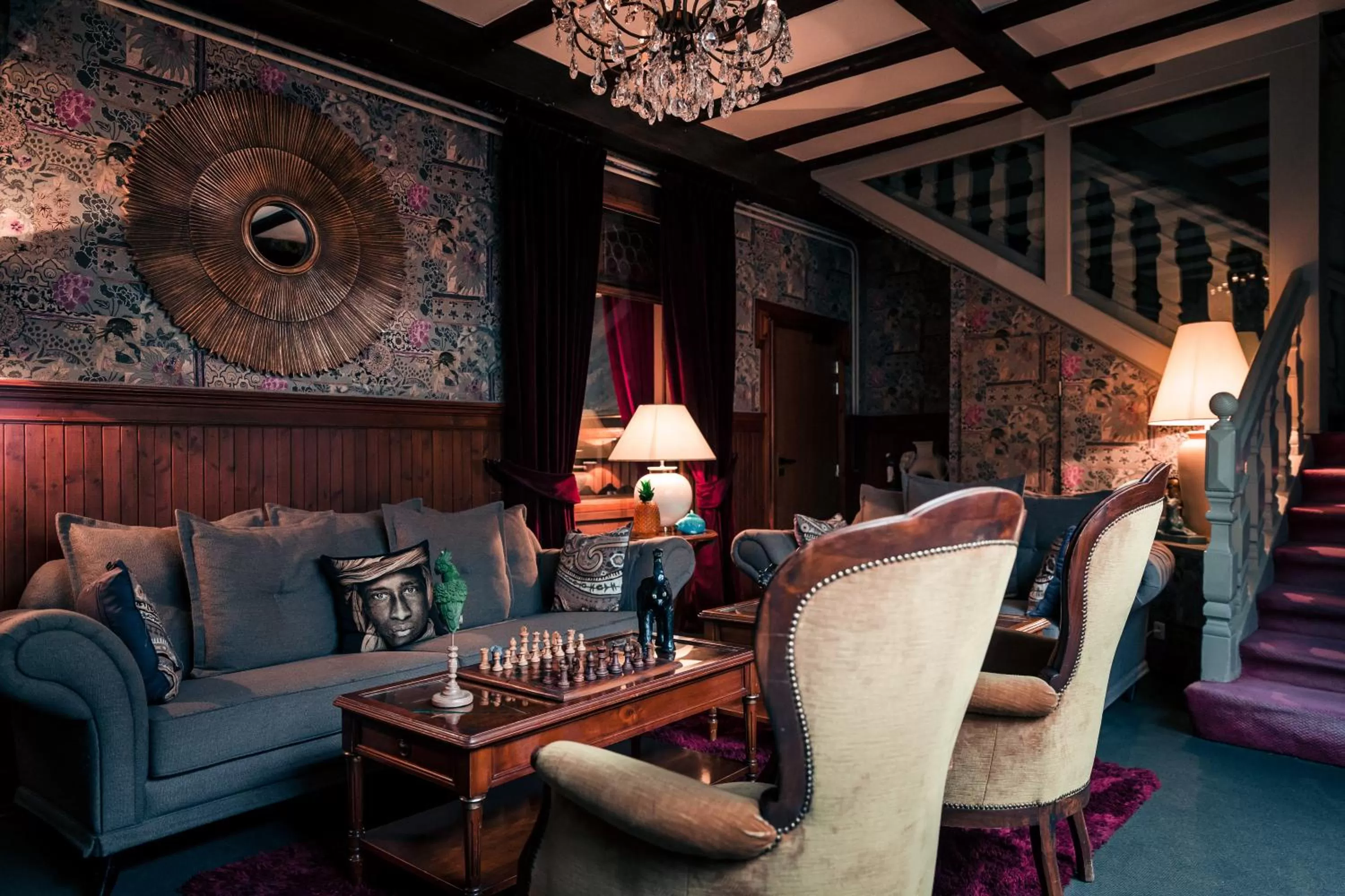 Living room in Hôtel des Deux Clefs