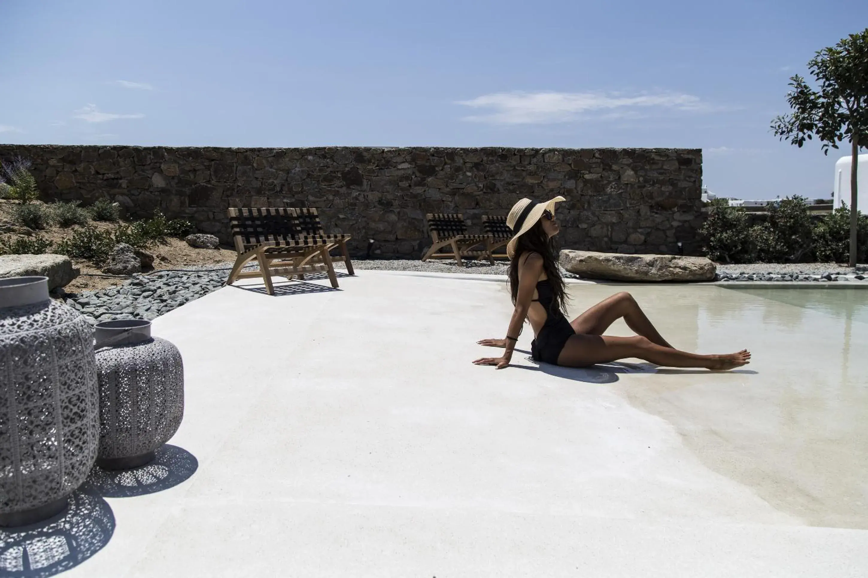 Swimming pool in Portes Suites & Villas Mykonos
