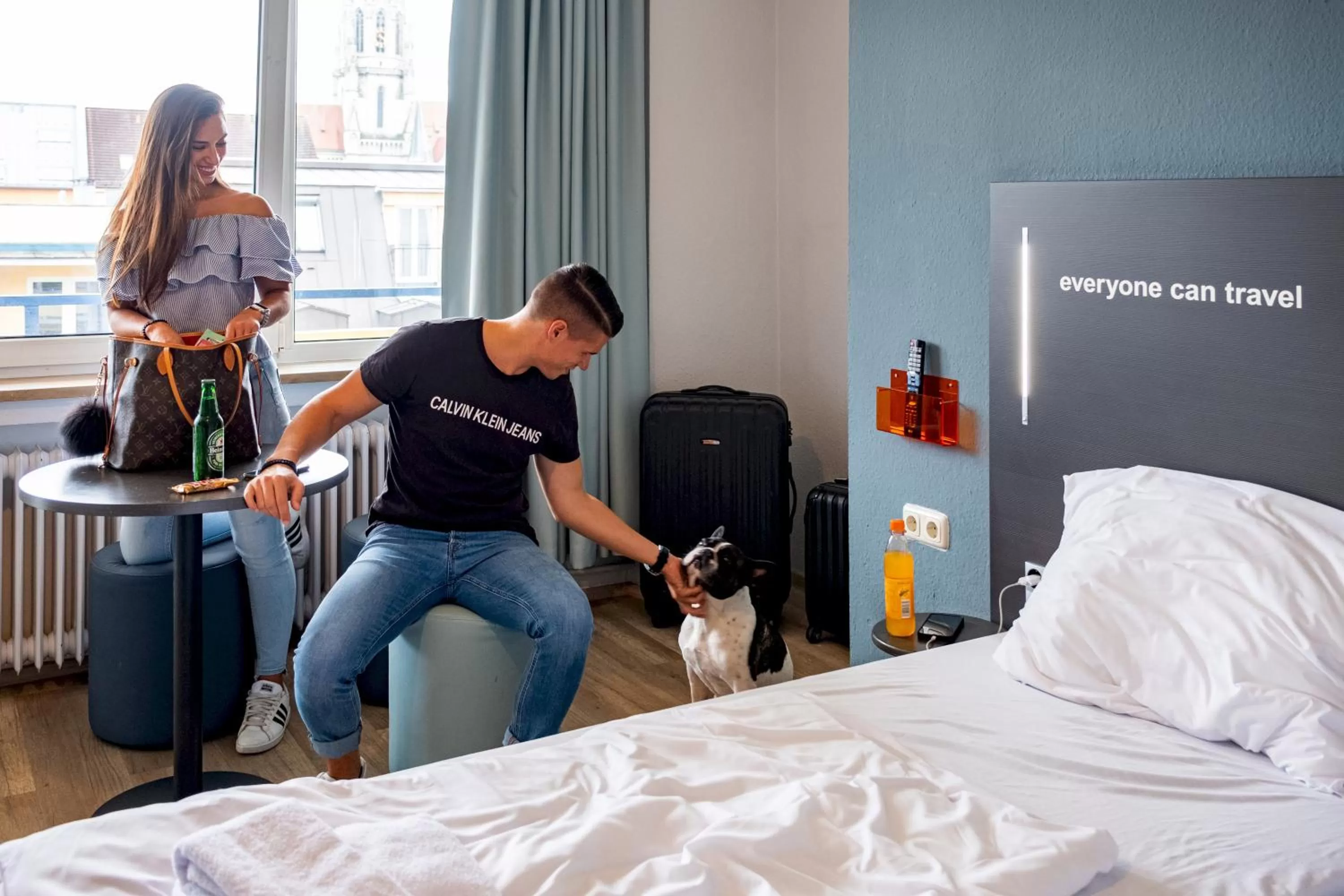Photo of the whole room, Bed in a&o München Hauptbahnhof