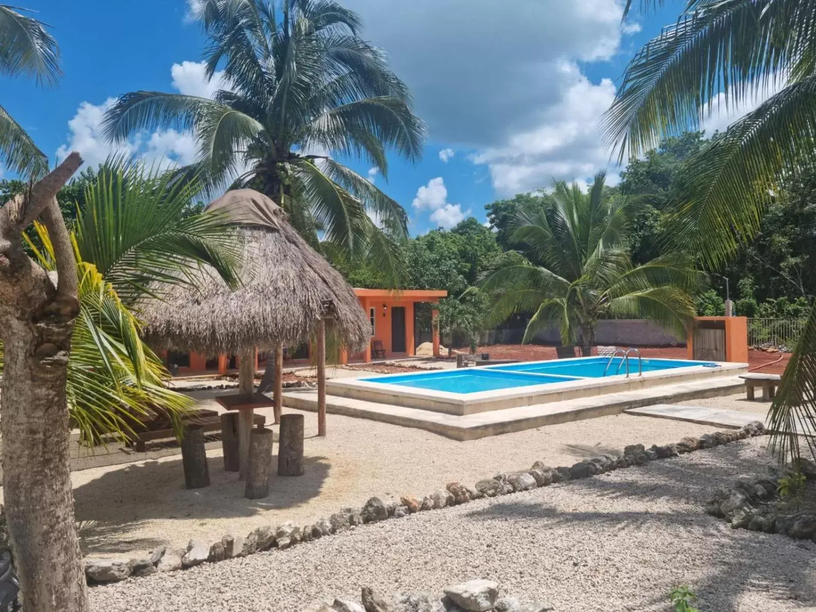 Swimming Pool in Bacalar Sunshine