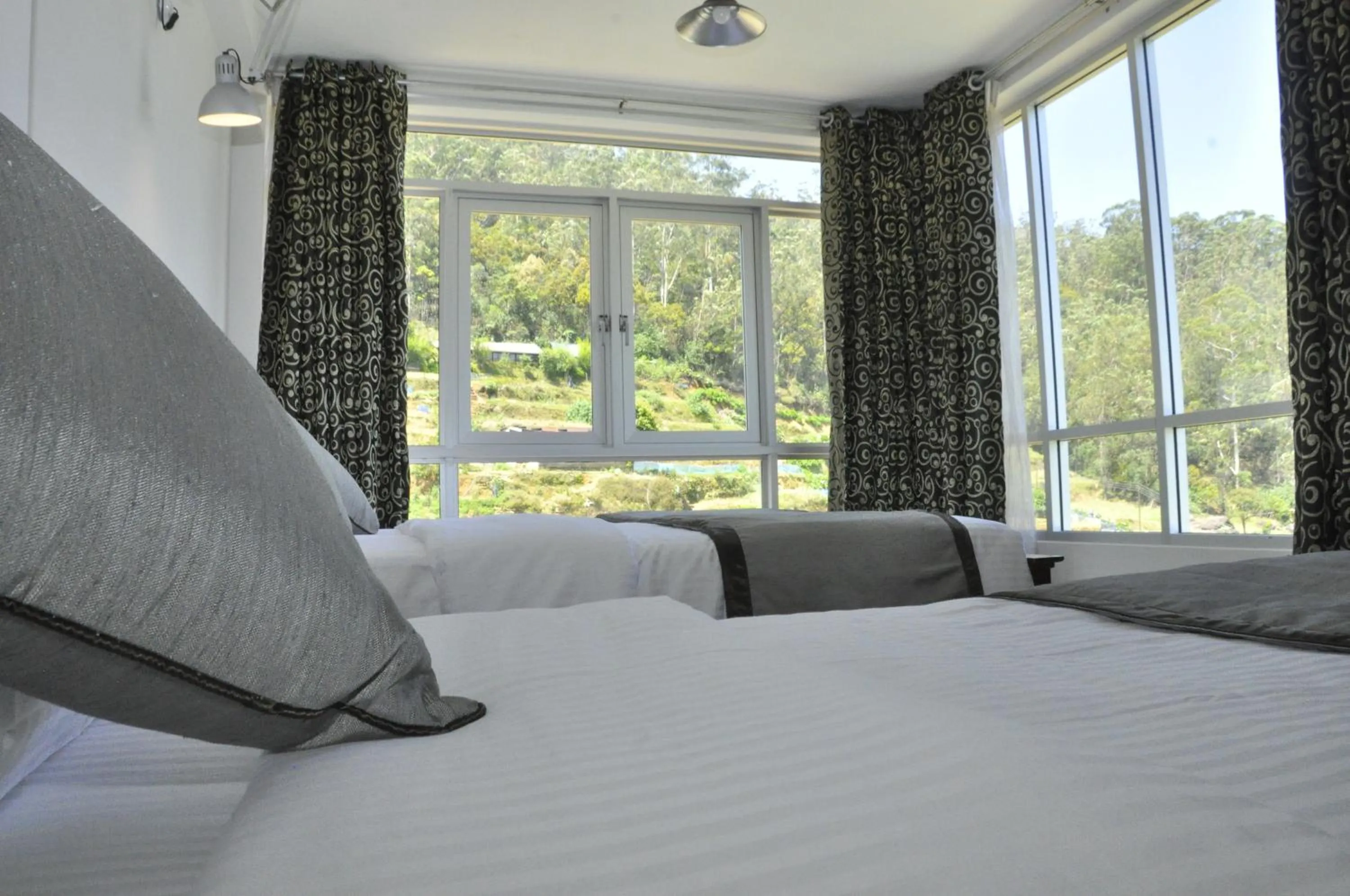 Mountain view, Bed in Forest View Lodge