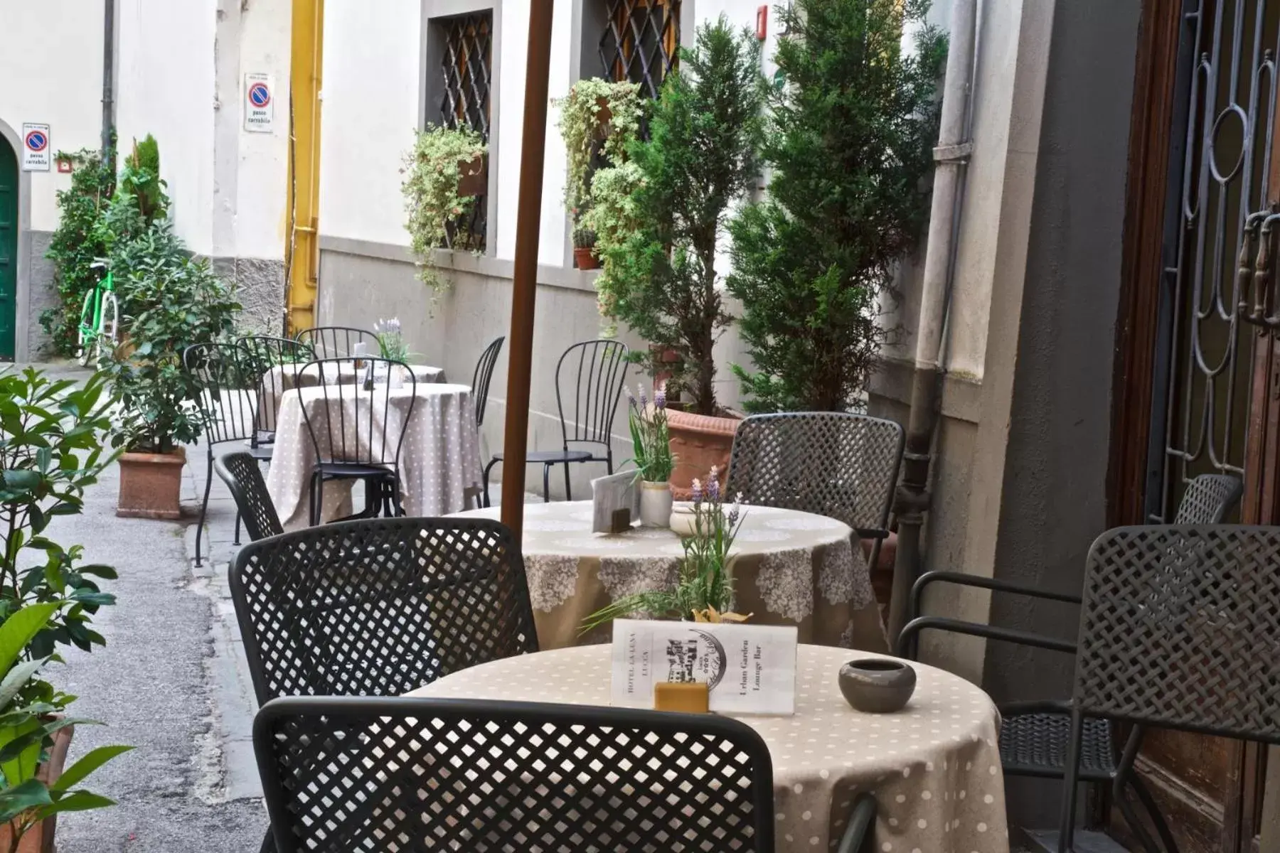 Patio, Restaurant/Places to Eat in Hotel La Luna