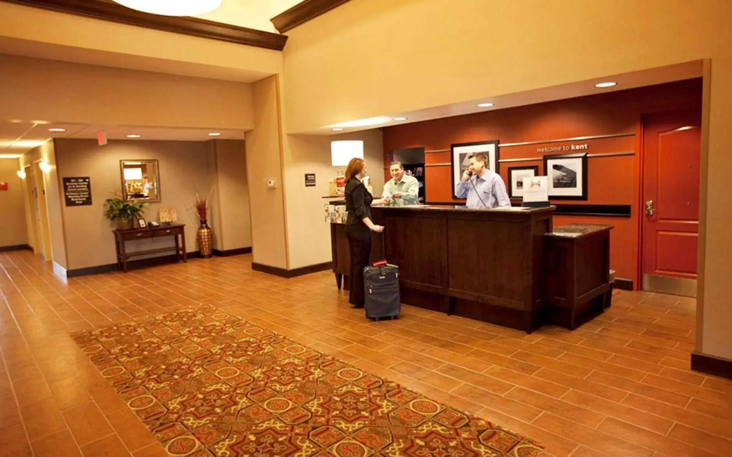 Lobby or reception, Lobby/Reception in Hampton Inn & Suites by Hilton Seattle/Kent