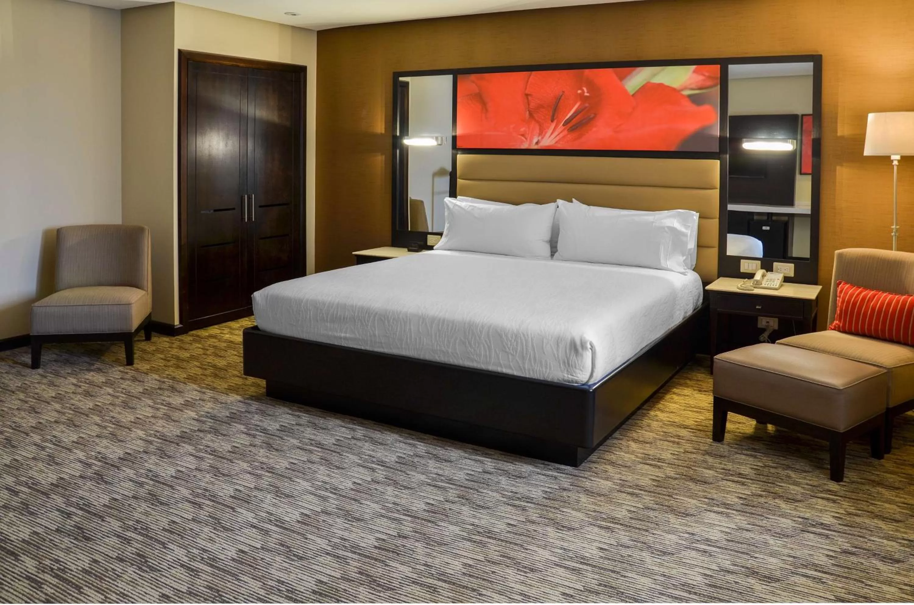 Bed in Hilton Garden Inn Guatemala City