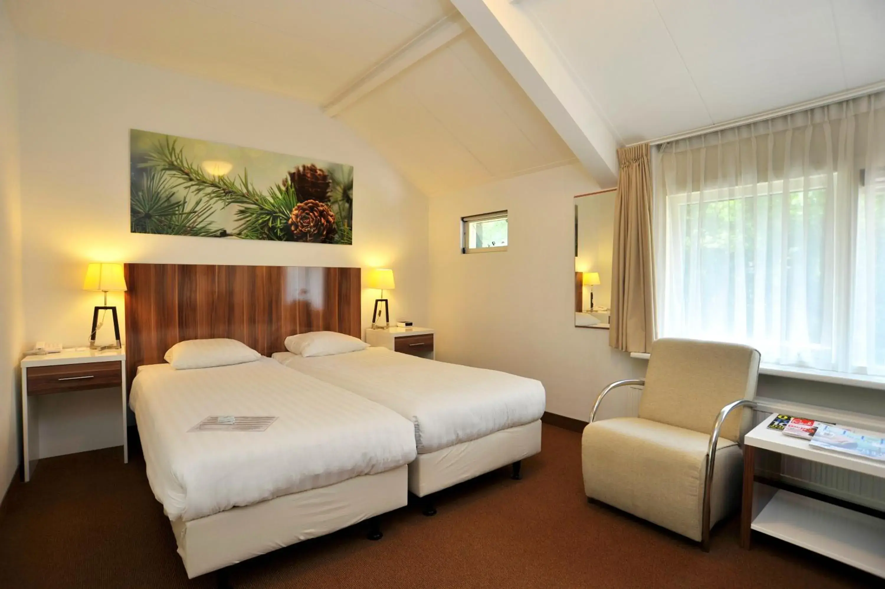 Bed in Fletcher Hotel Restaurant Victoria-Hoenderloo