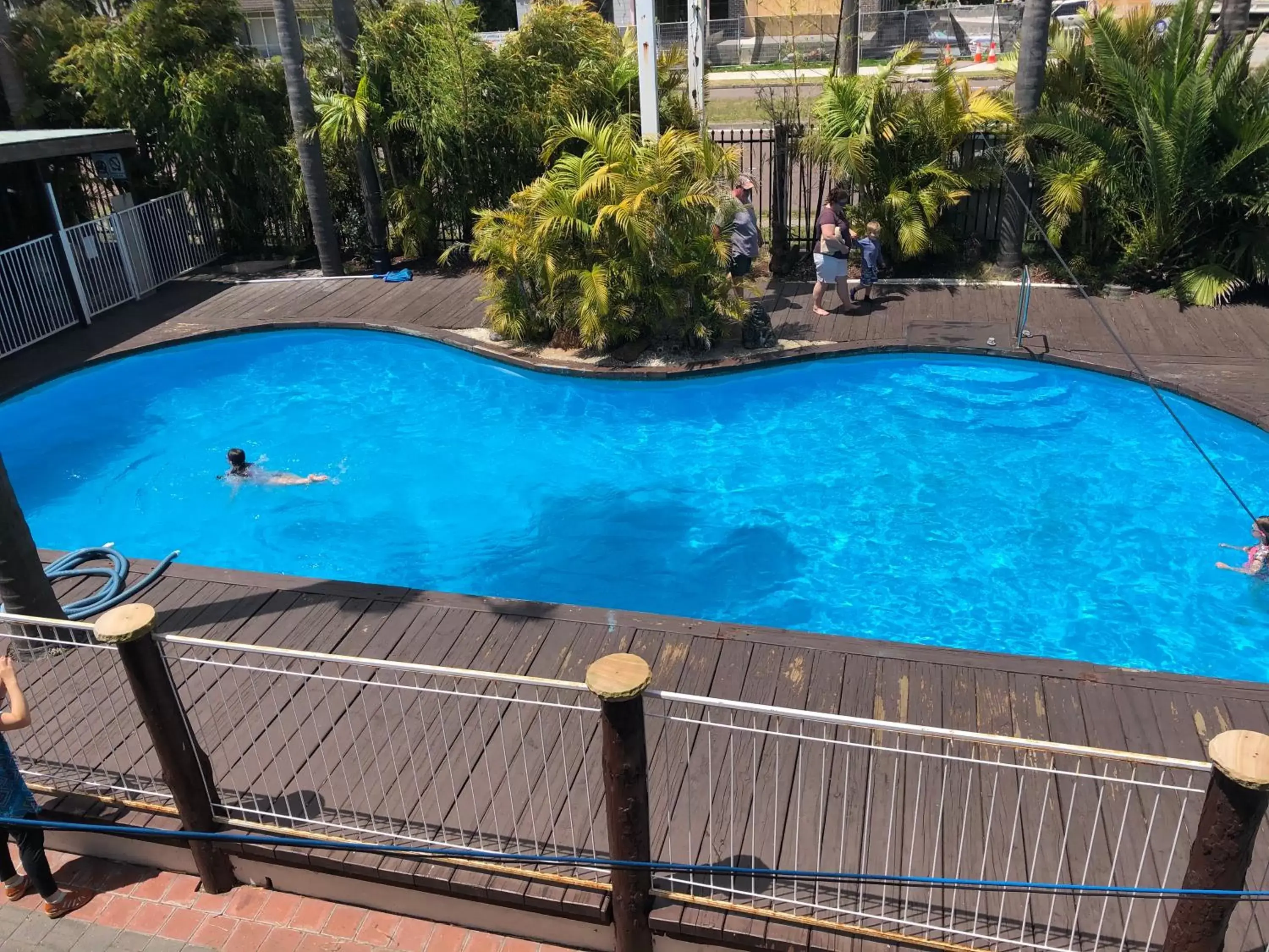 Pool View in Central Jetty Motel