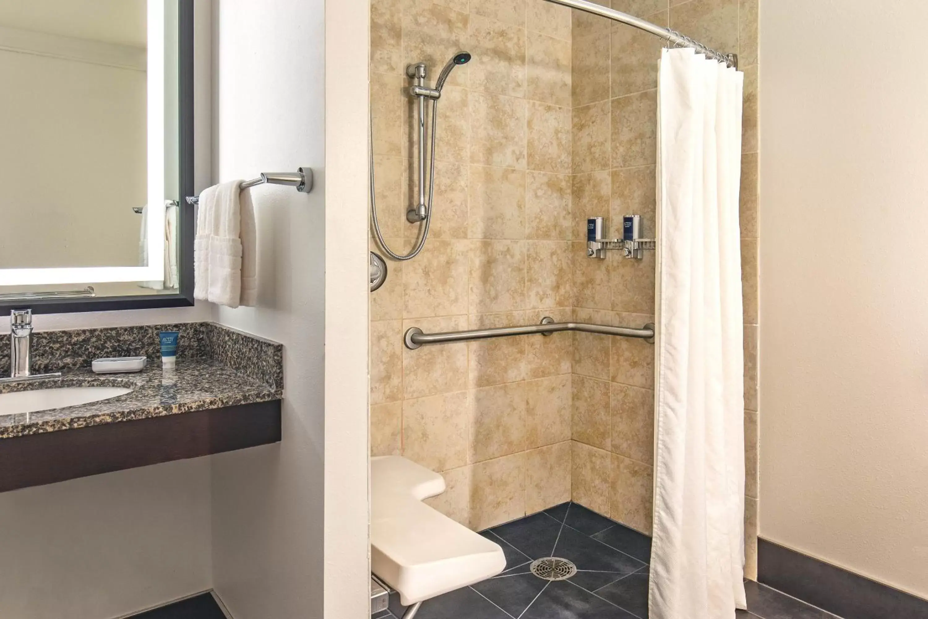 Bathroom in Four Points by Sheraton Kalamazoo