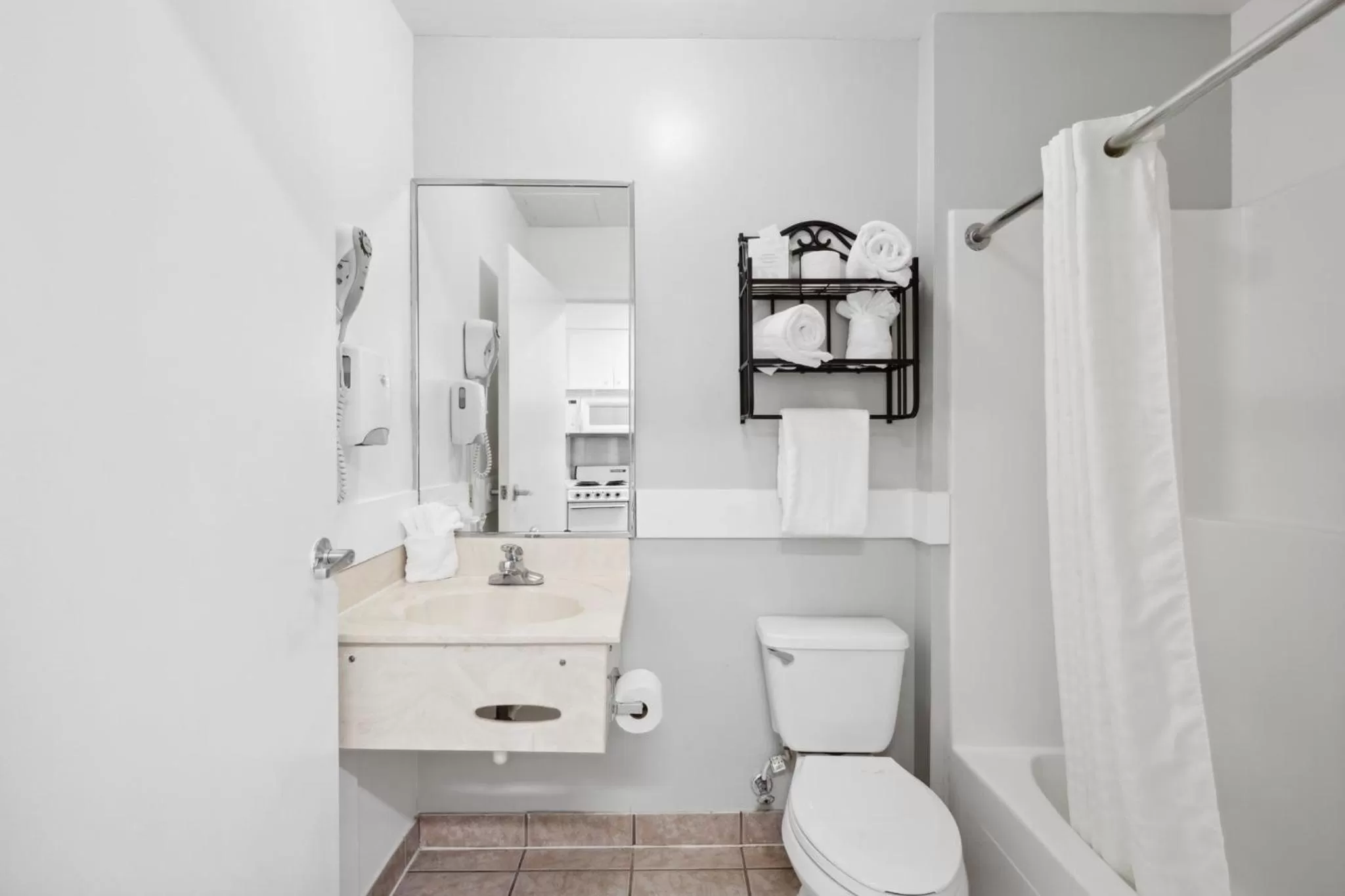 Bathroom in Beach Tower Beachfront Hotel, a By The Sea Resort