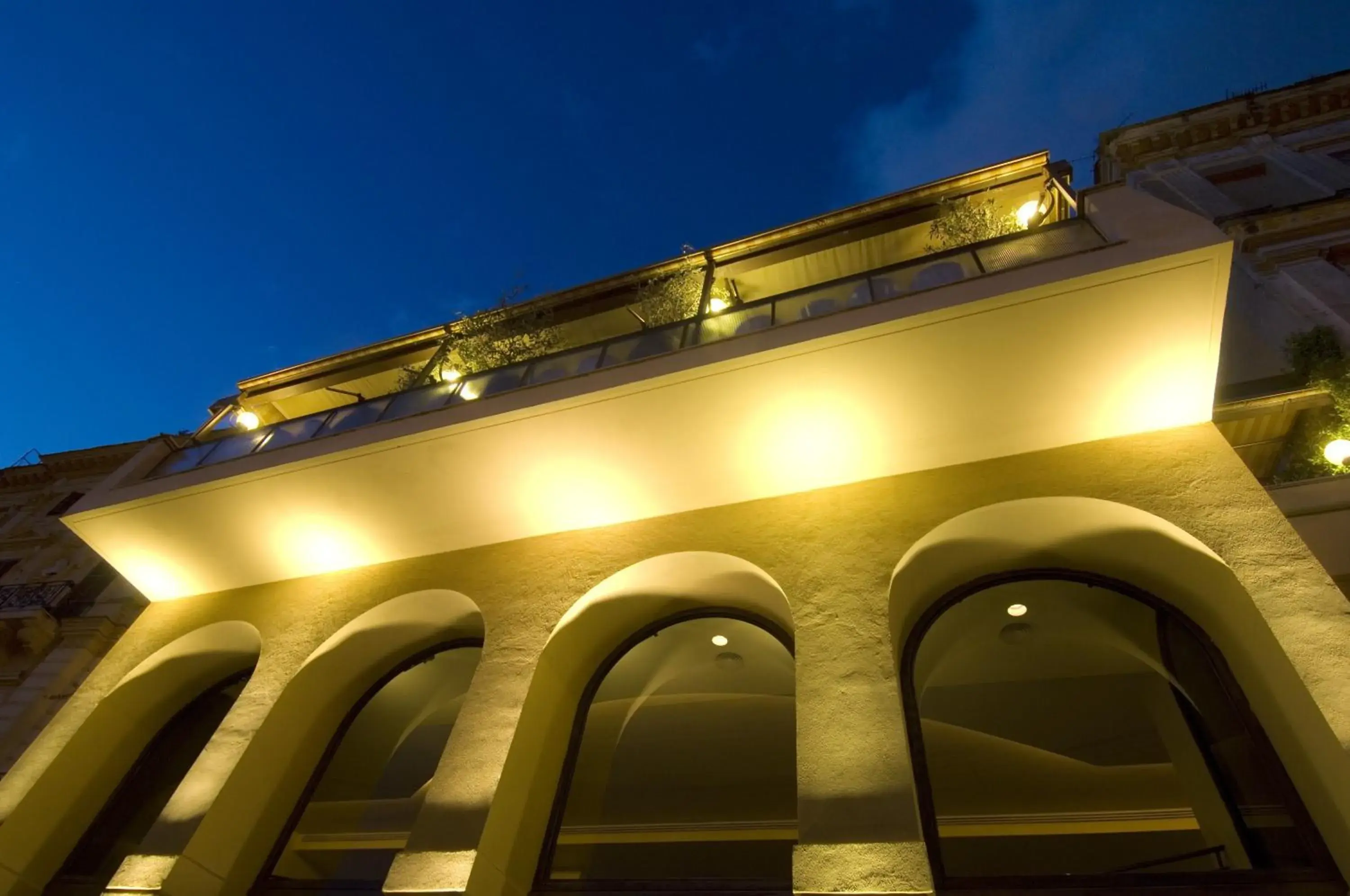 Property building in Hotel Cacciani Property building in Hotel Cacciani