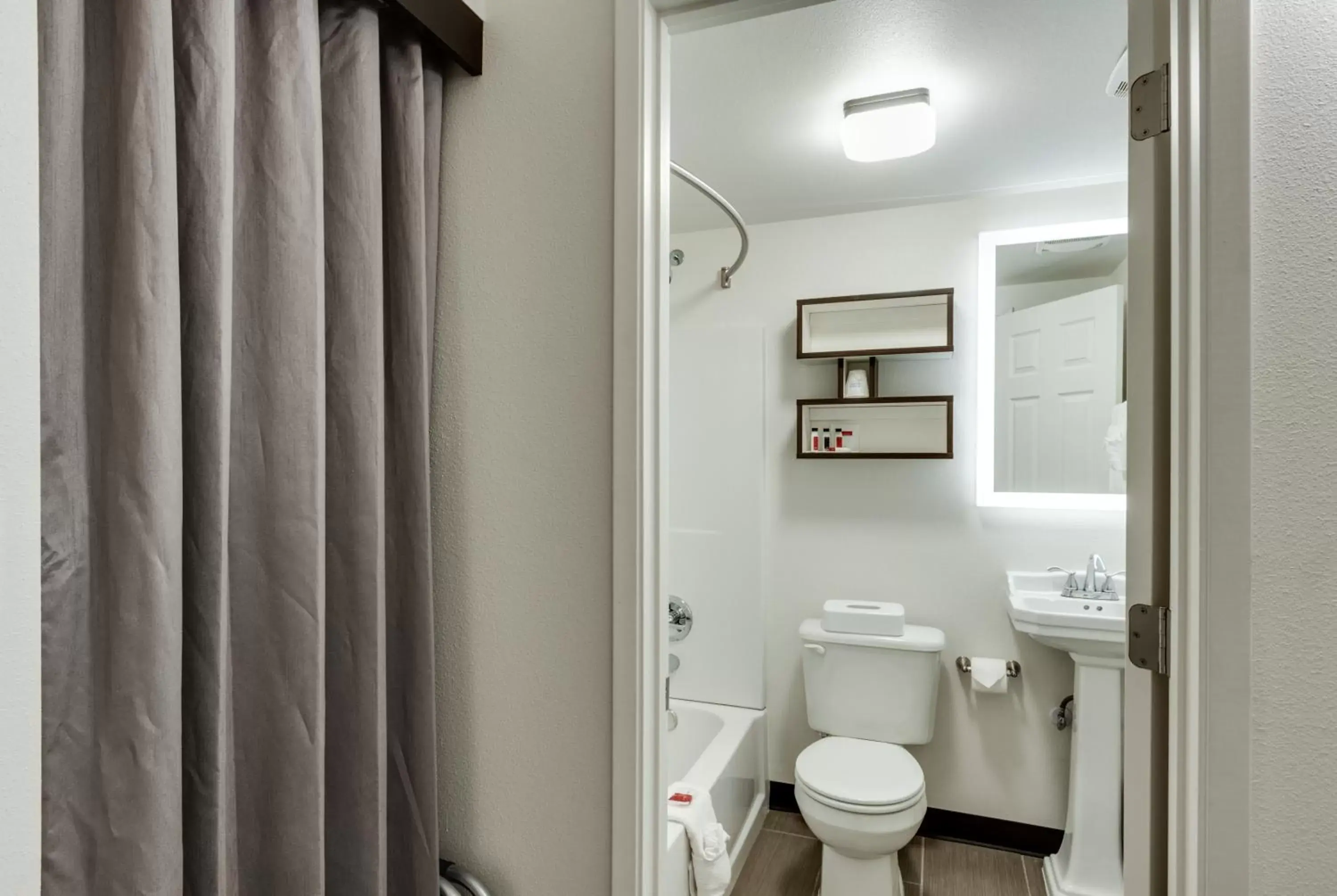 Toilet, Bathroom in Baymont by Wyndham Spokane