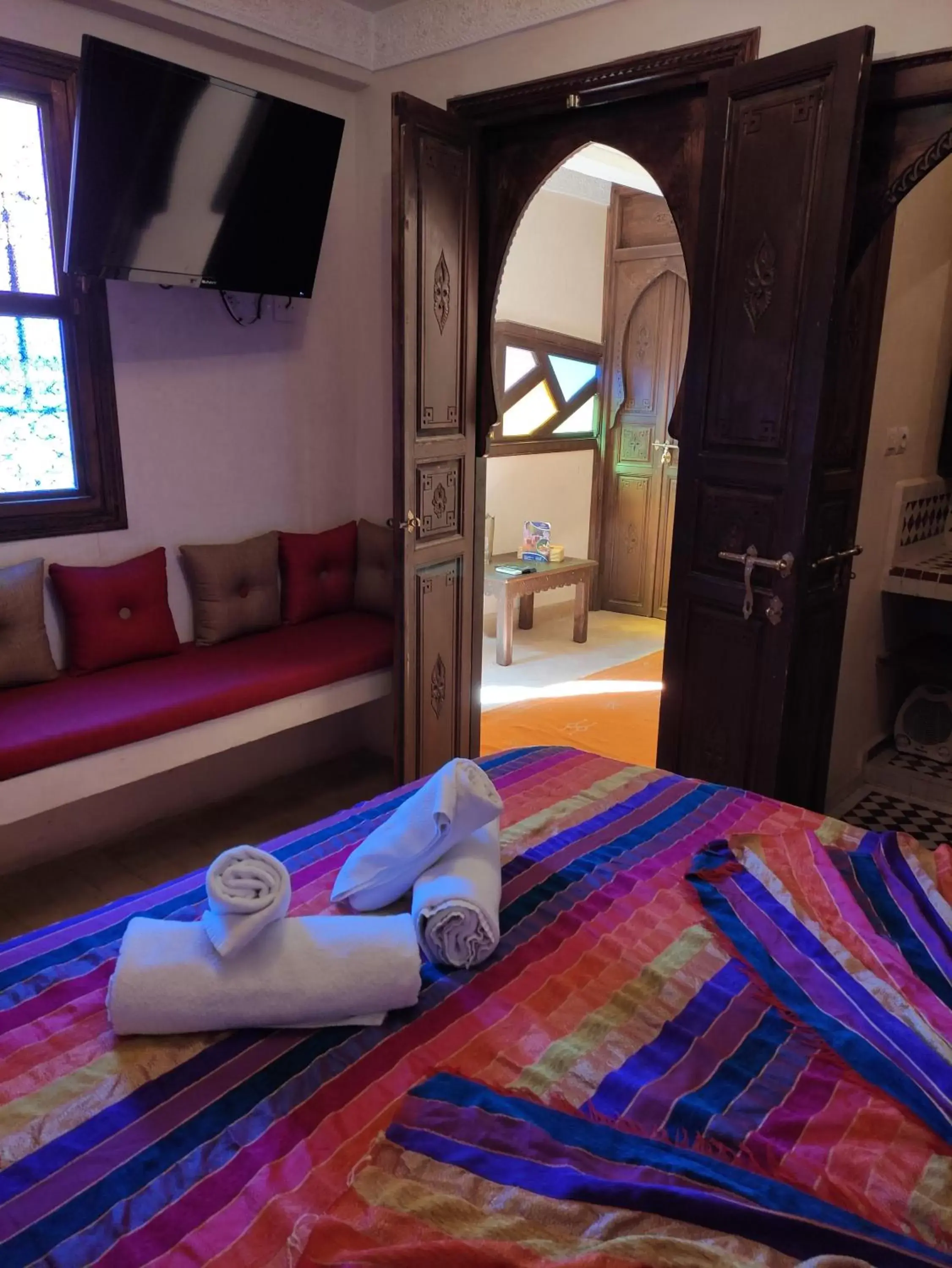 Bedroom, Bed in Riad Ghali Hotel & SPA