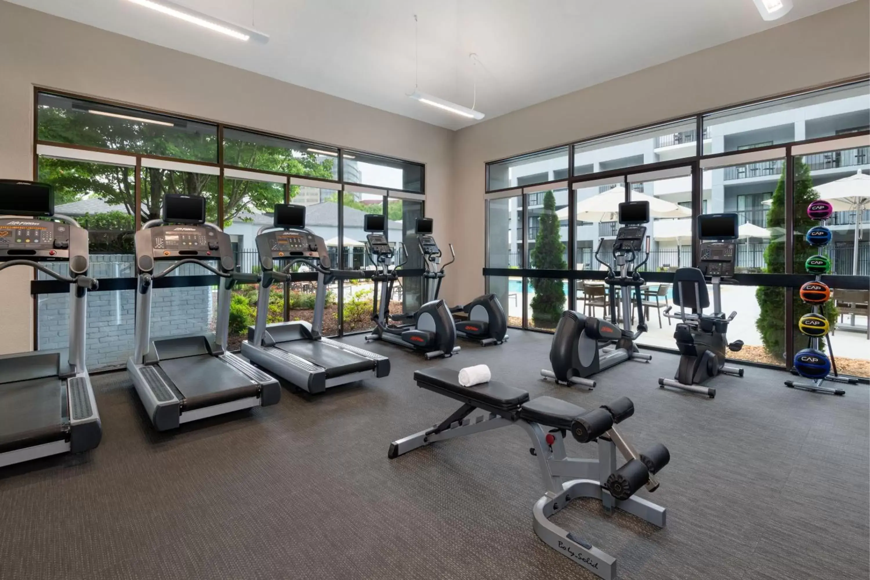 Fitness centre/facilities, Fitness Center/Facilities in Courtyard by Marriott Perimeter Center