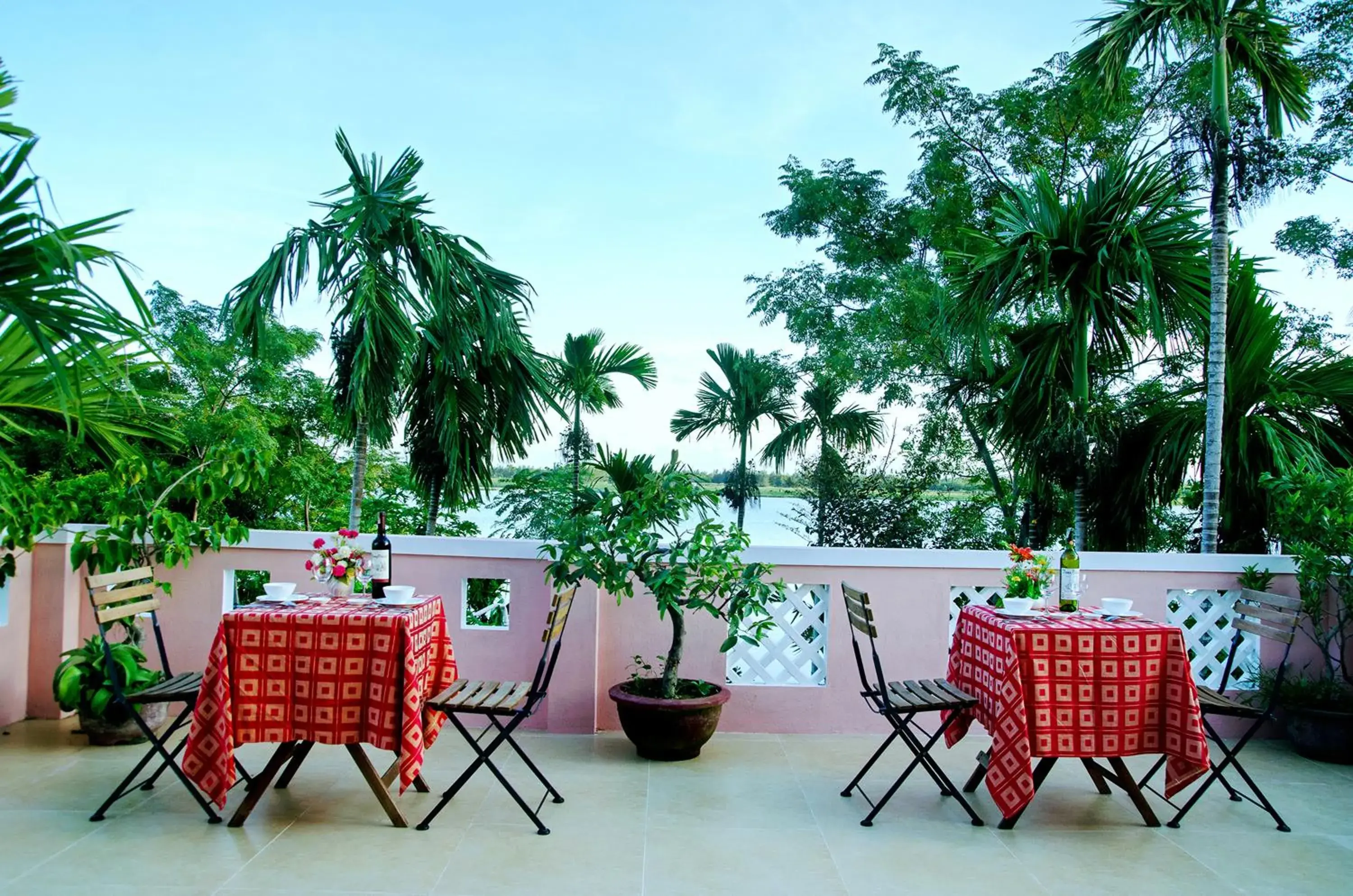 Balcony/Terrace in Thu Bon Riverside Homestay