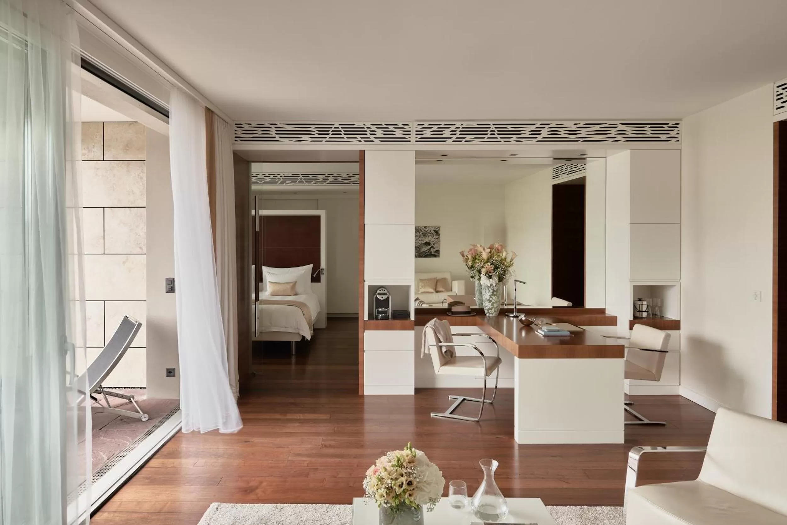 Living room, Bed in Grand Resort Bad Ragaz