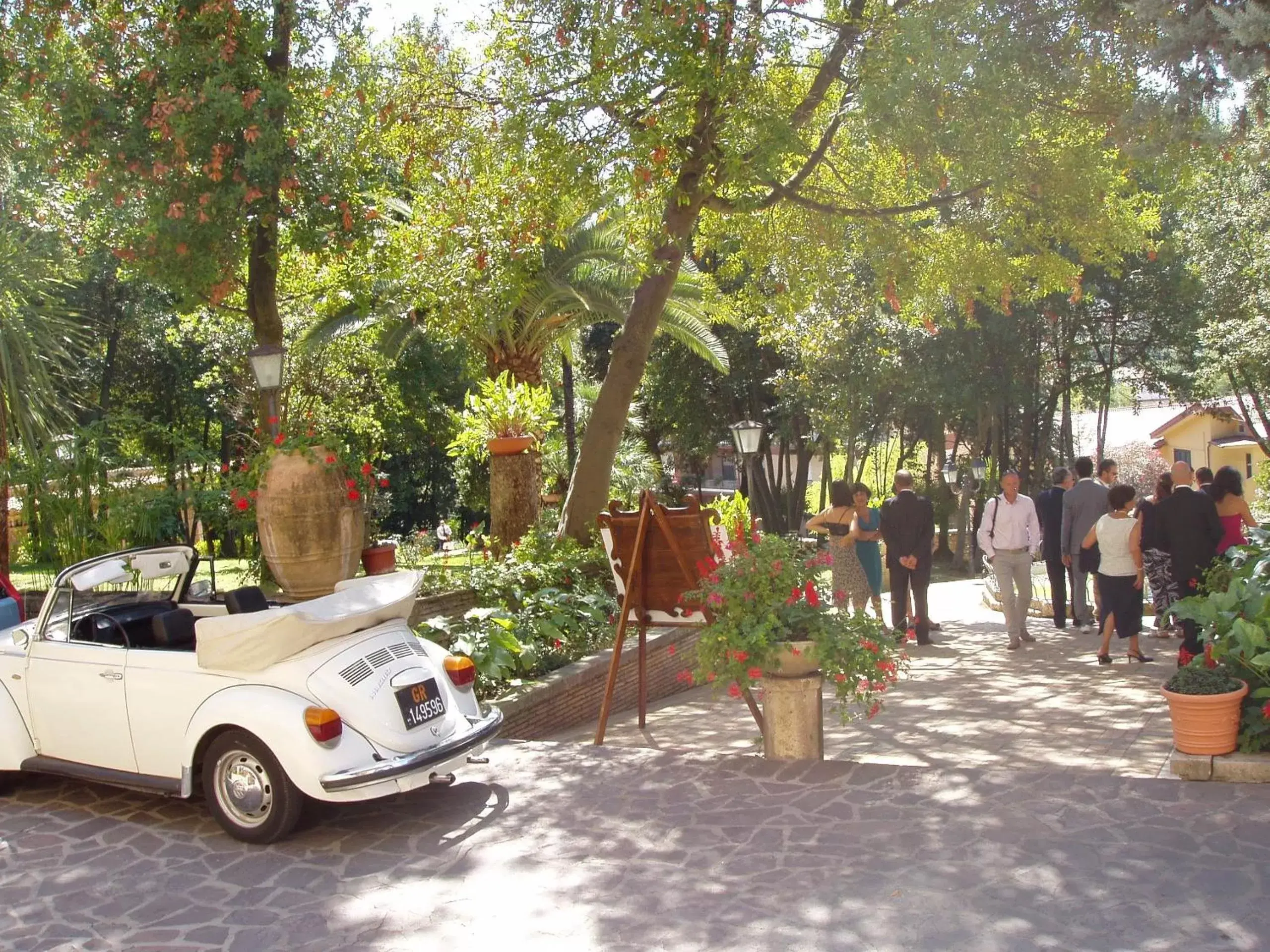 Garden in Hotel Il Cavalier D'Arpino