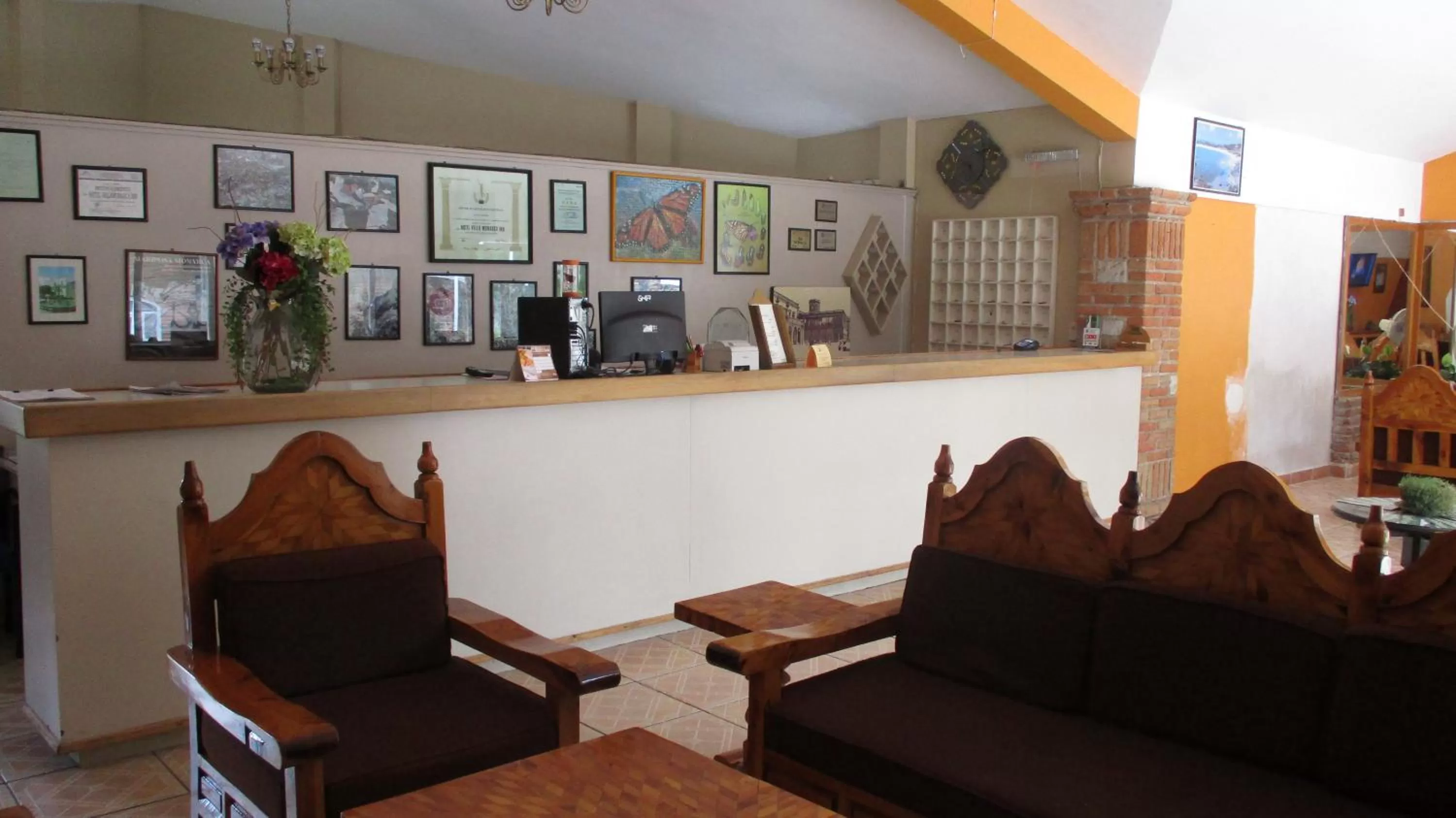 Lobby or reception in Hotel Villa Monarca Inn