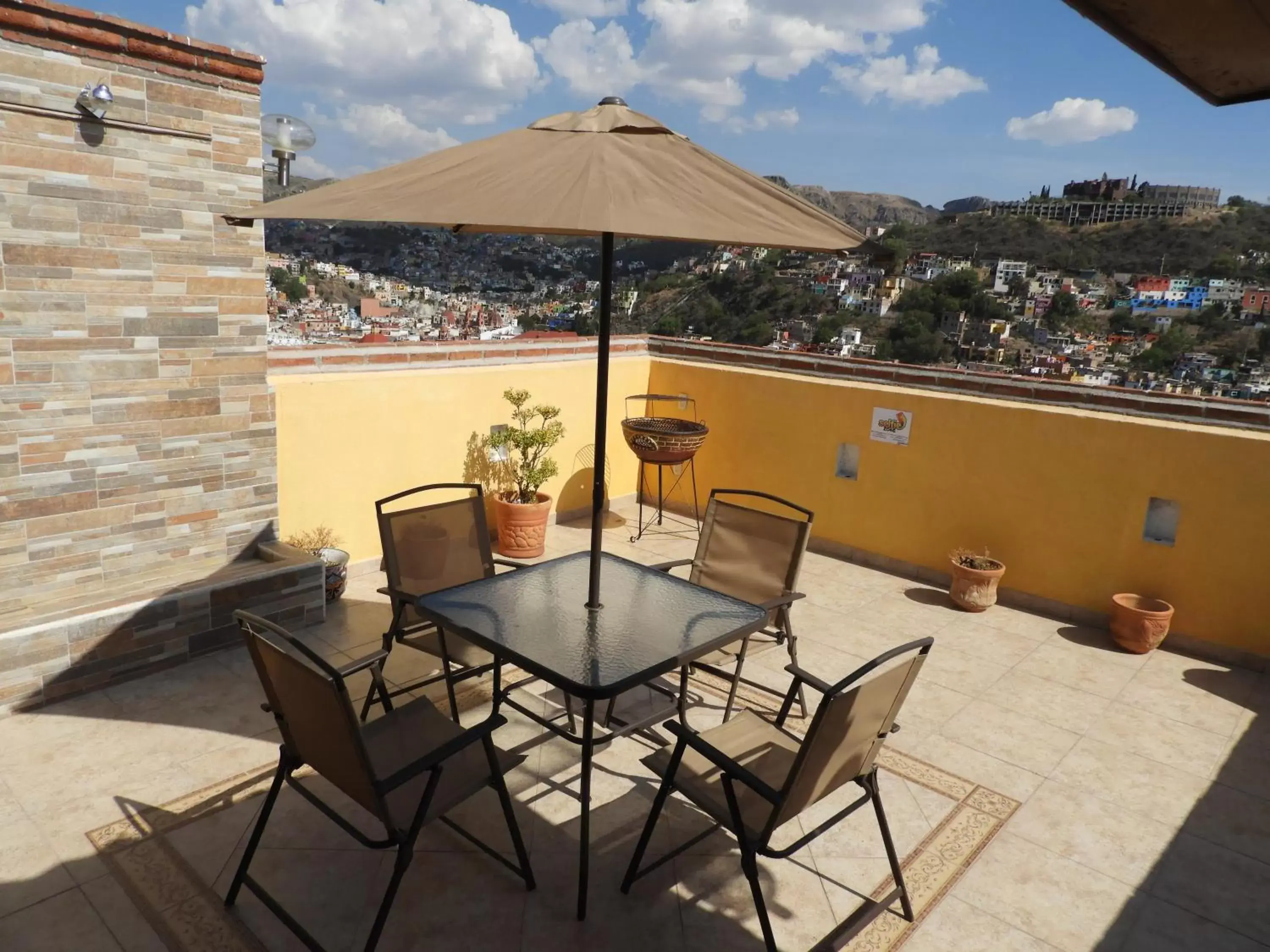 Balcony/Terrace in La Lotería Panoramic House & Rooftop by Lunian