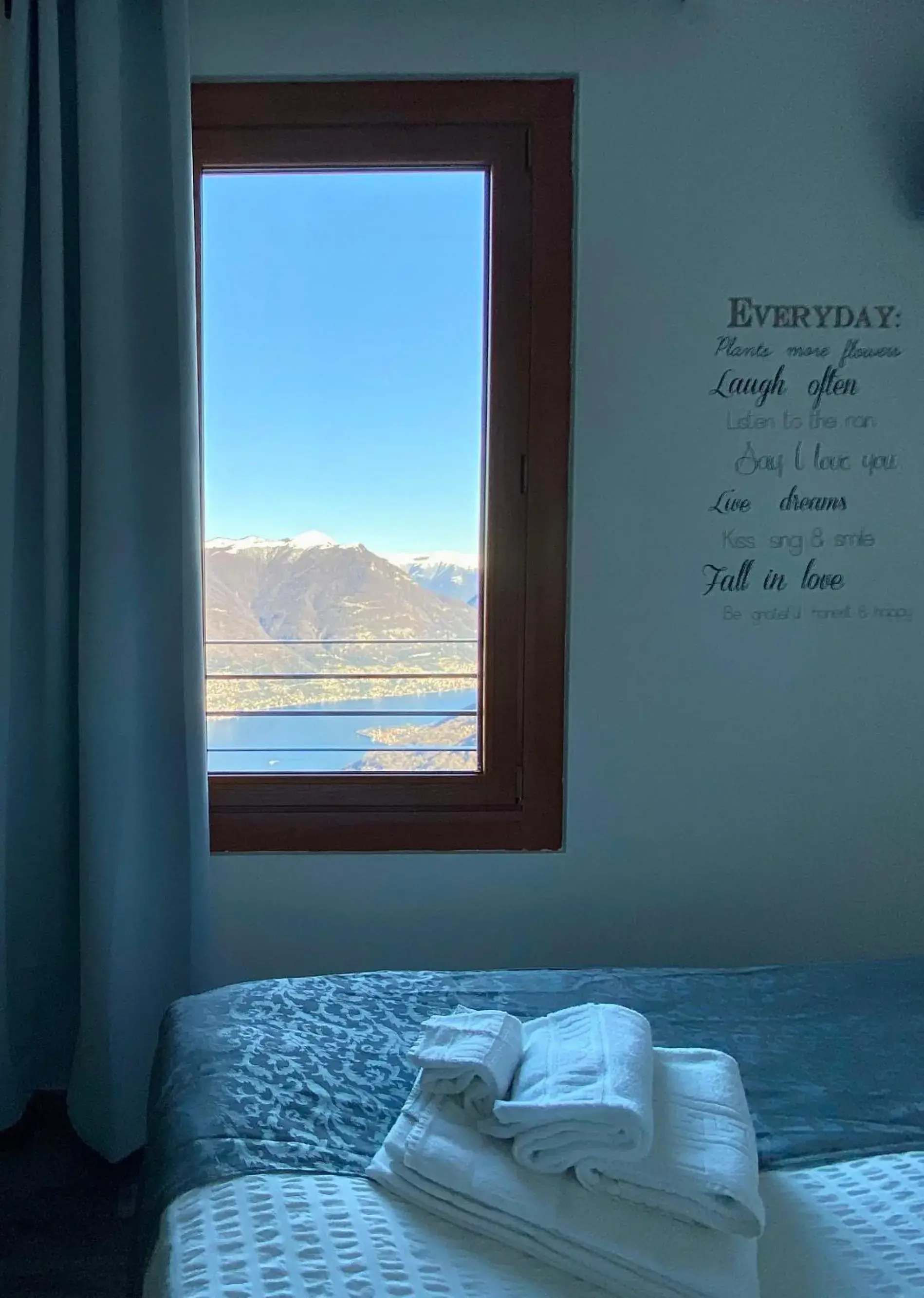 Lake view in Hotel Paradiso Como