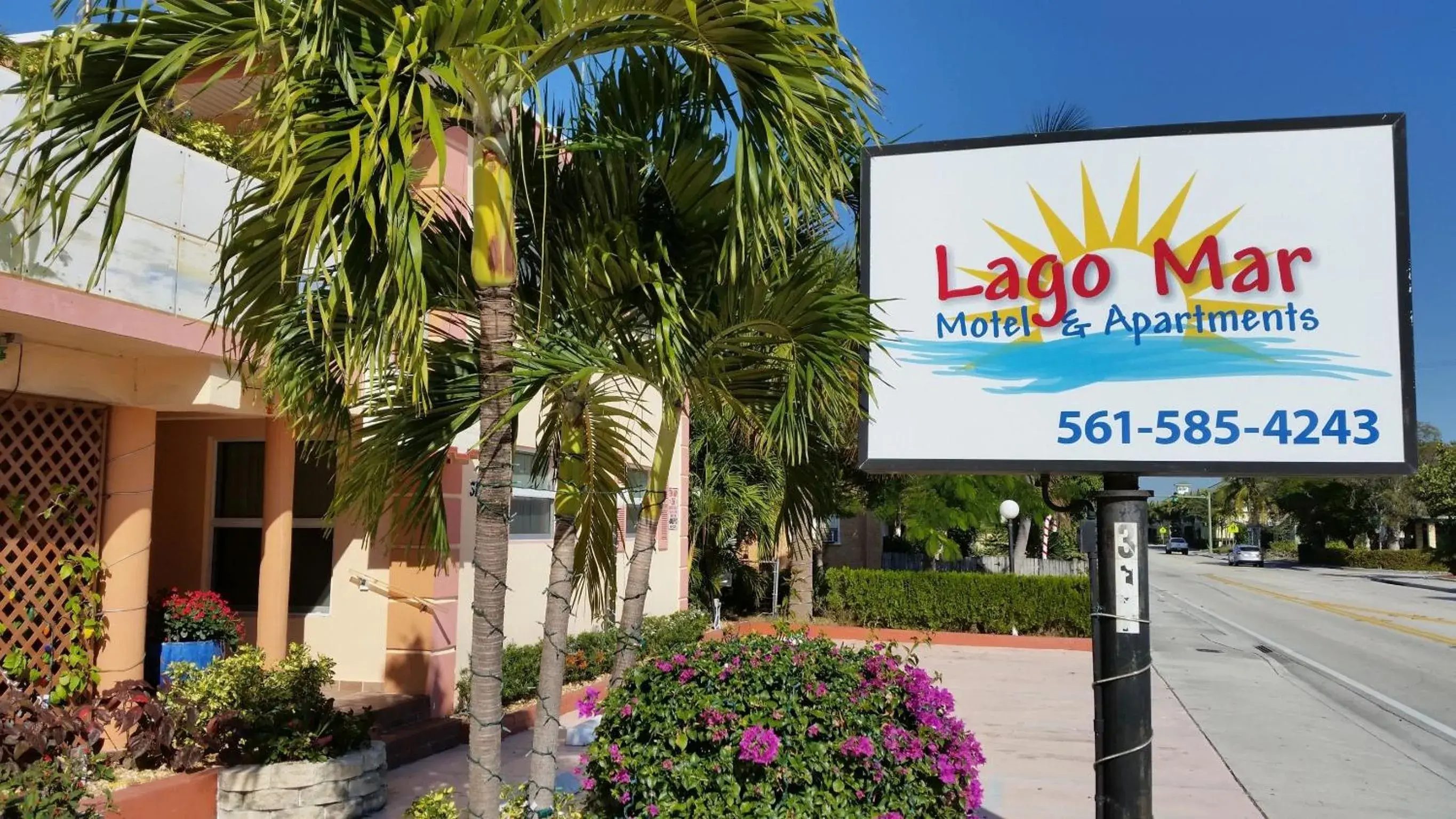 Property logo or sign, Property Building in Lago Mar Motel and Apartments