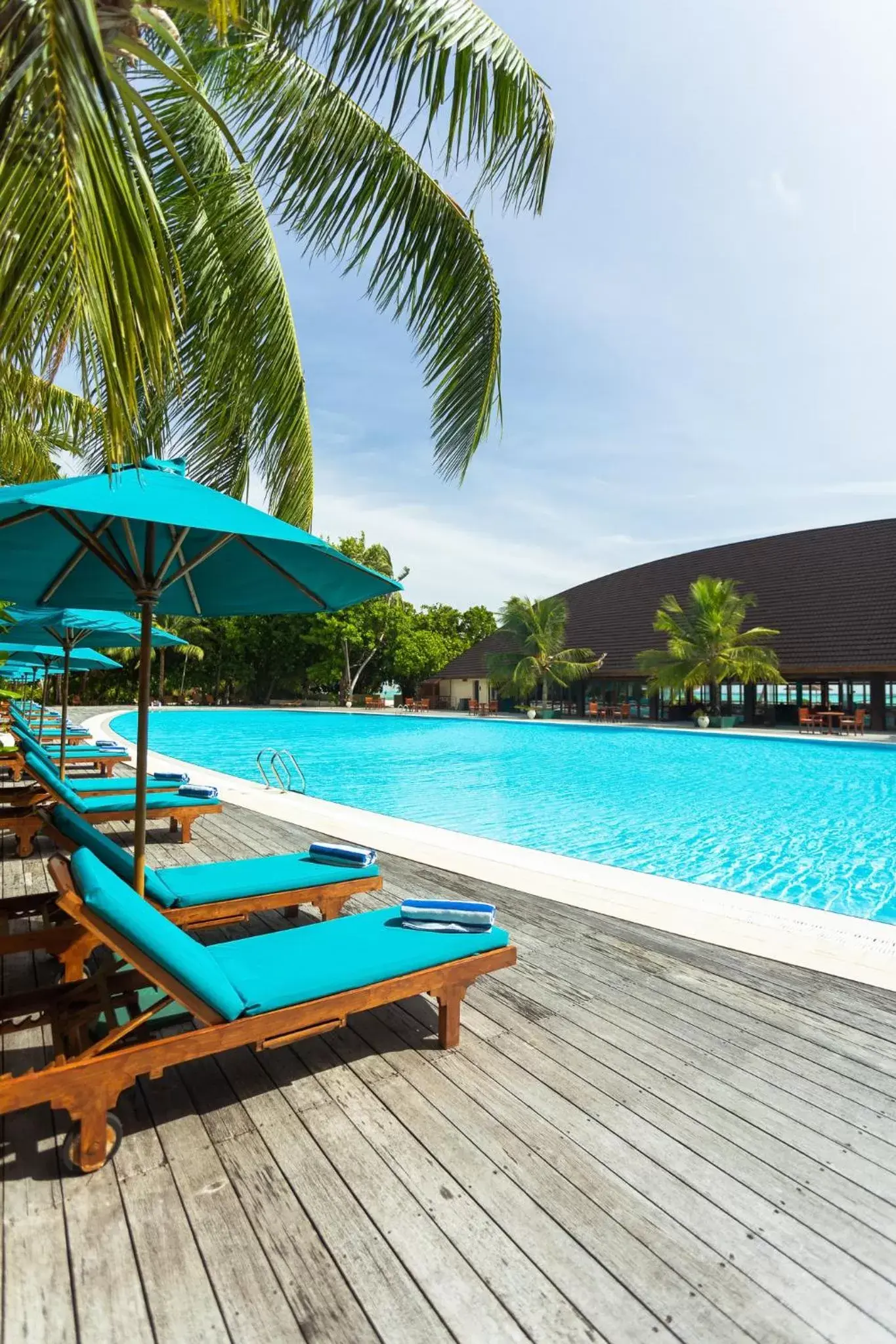 Day, Swimming Pool in Canareef Resort Maldives