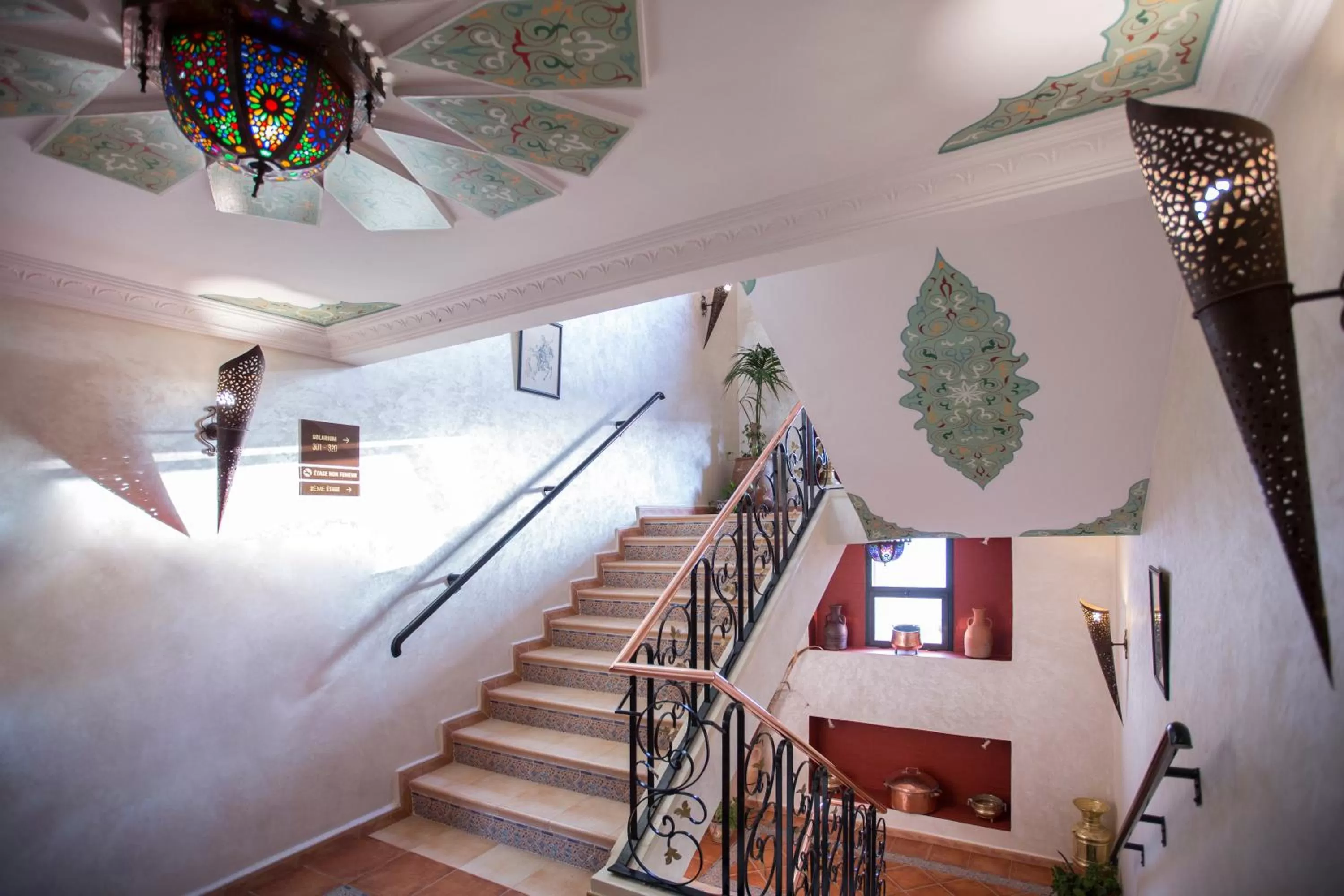 Decorative detail in Atlantic Hotel Agadir