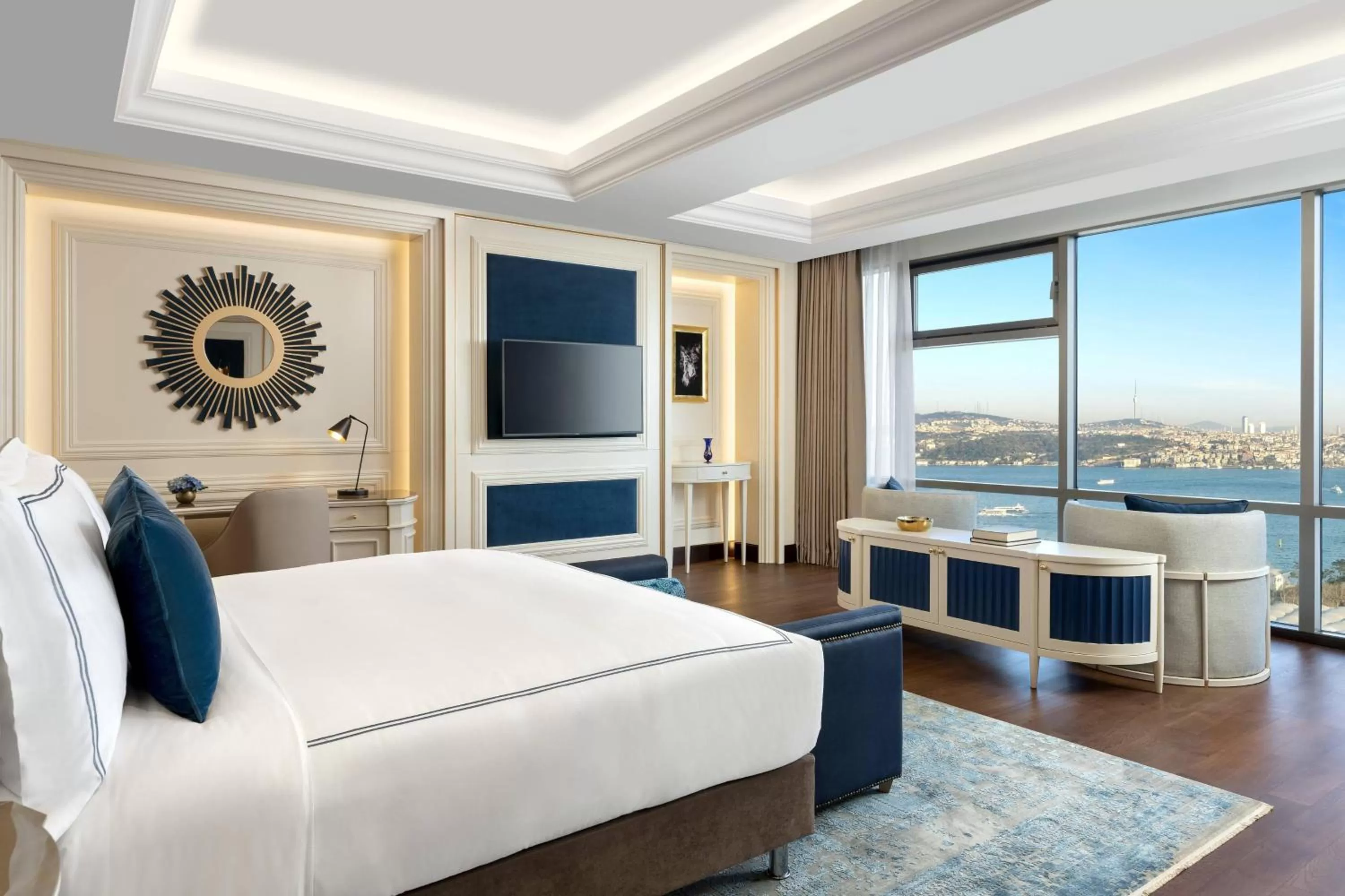 Bedroom, Bed in The Ritz-Carlton, Istanbul at the Bosphorus