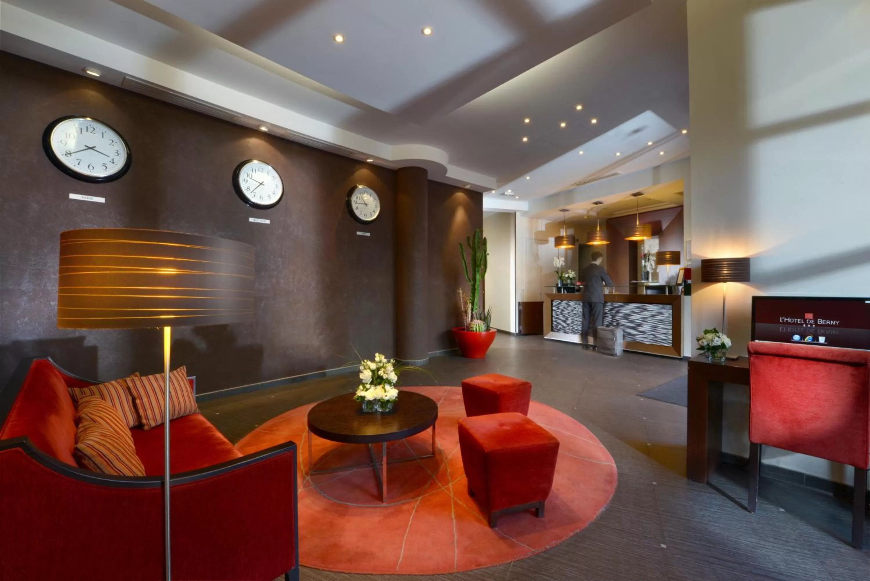 Lobby or reception in Hotel de Berny
