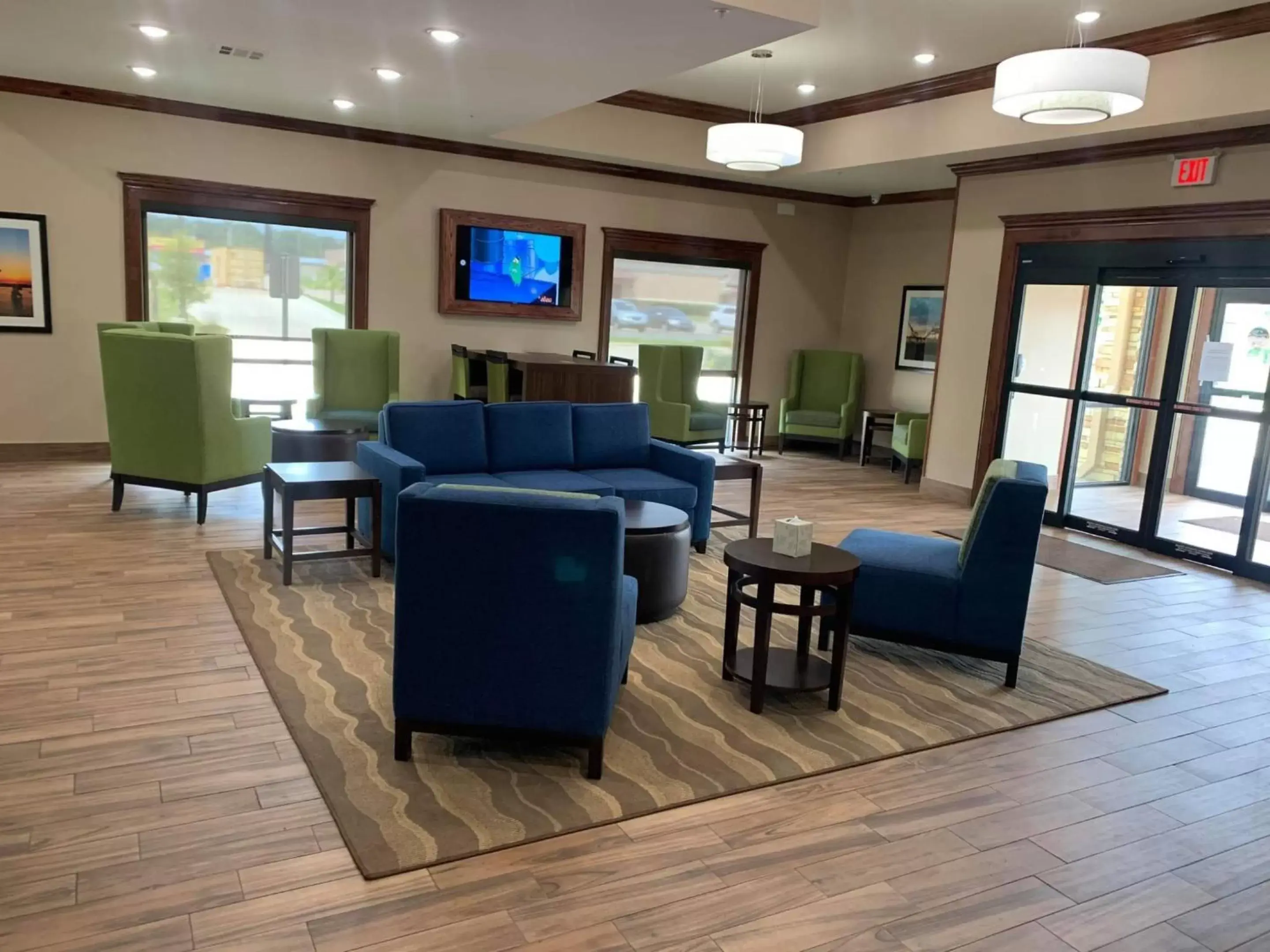 Lobby or reception, Seating Area in Comfort Suites West Monroe near Ike Hamilton Expo Center