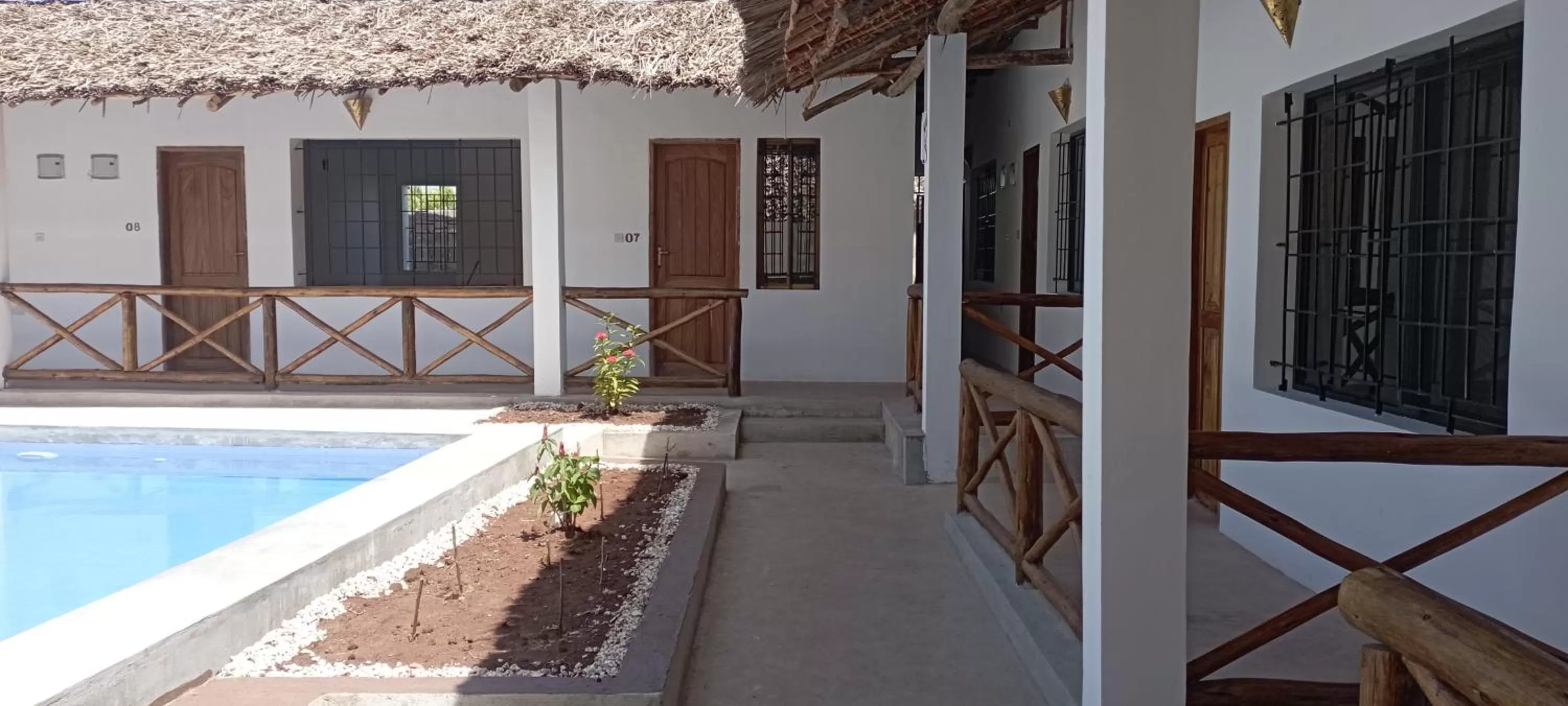 Garden view in Nungwi Heritage Resort