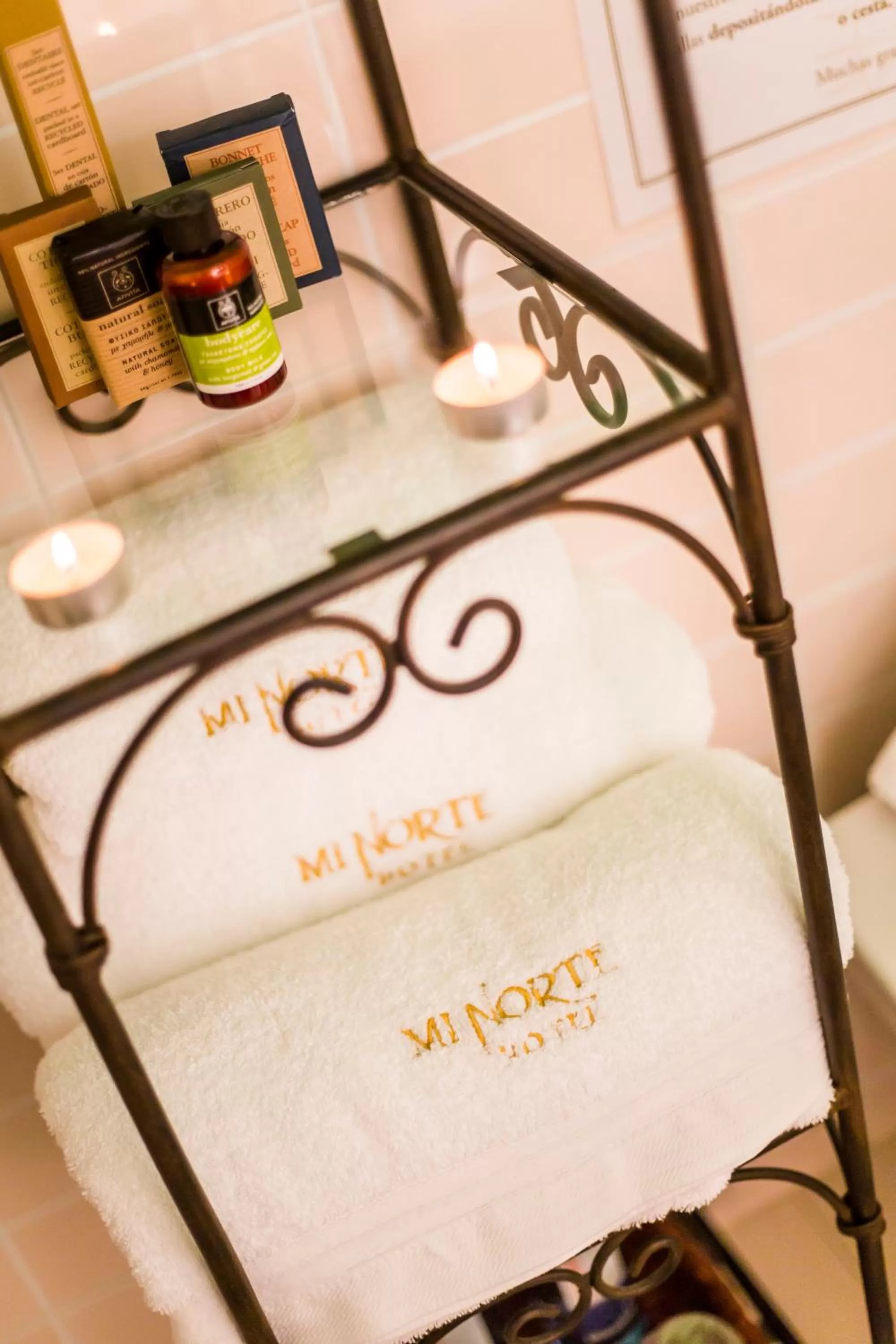 Decorative detail, Bed in Hotel Mi Norte